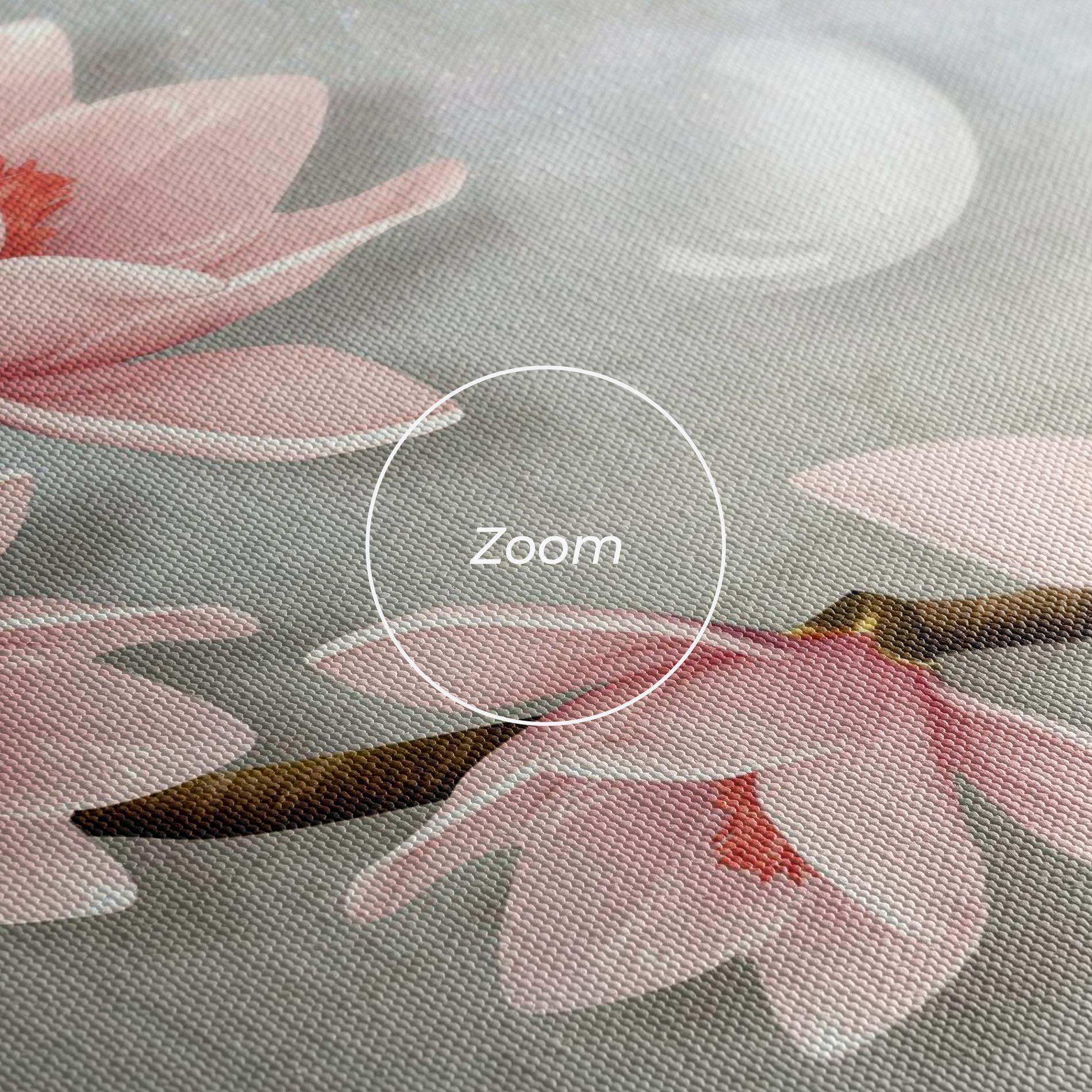 Leinwandbild Pink Magnolia mockup 3