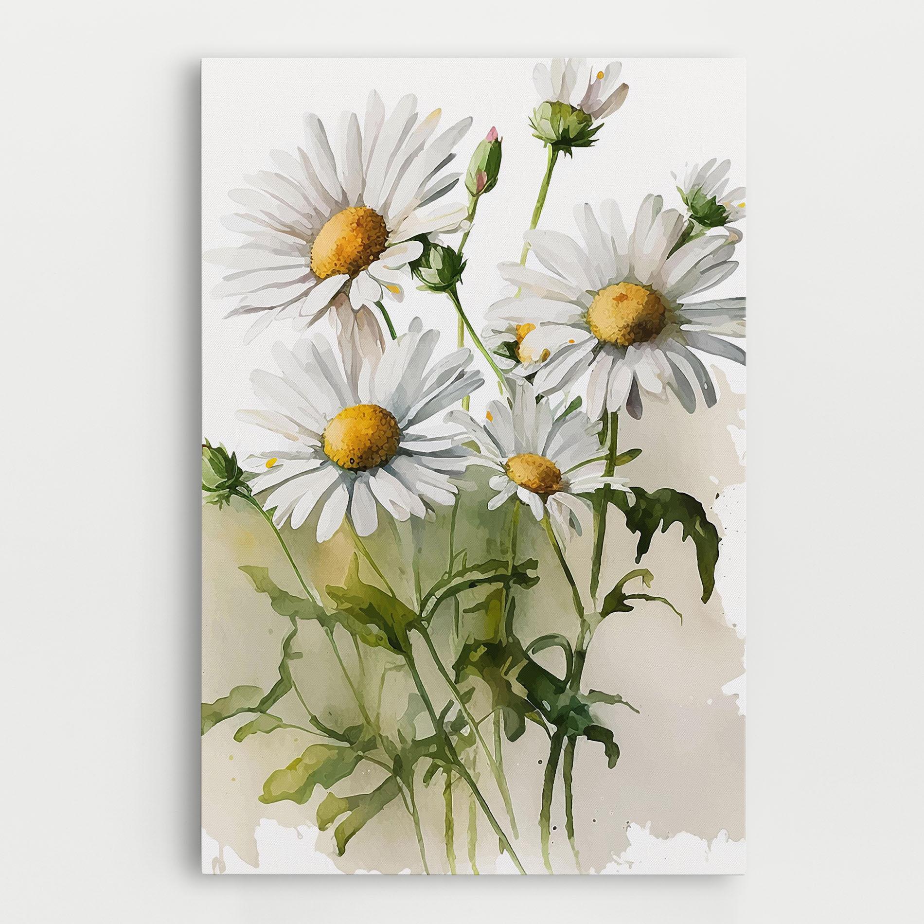 Leinwandbild Painted Daisy mockup 0