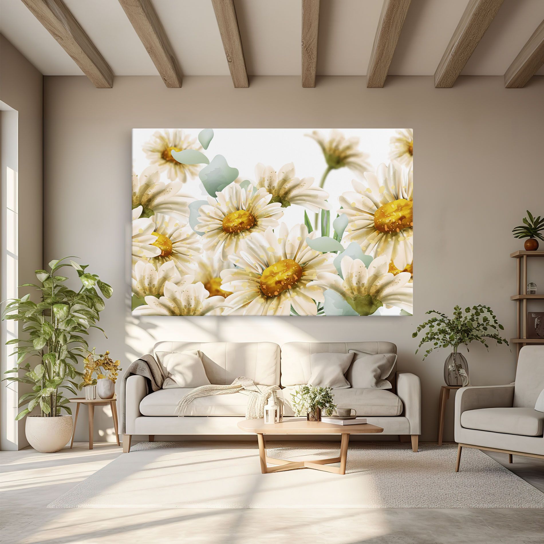 Beautiful Daisy Art mockup 6