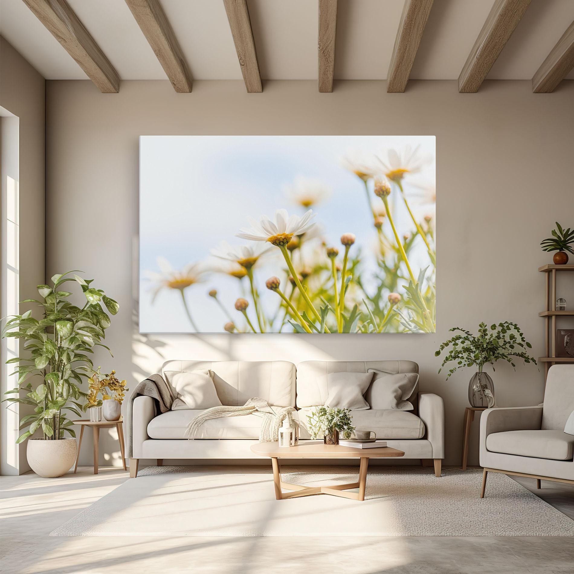 Leinwandbild Dreamy Daisy mockup 6