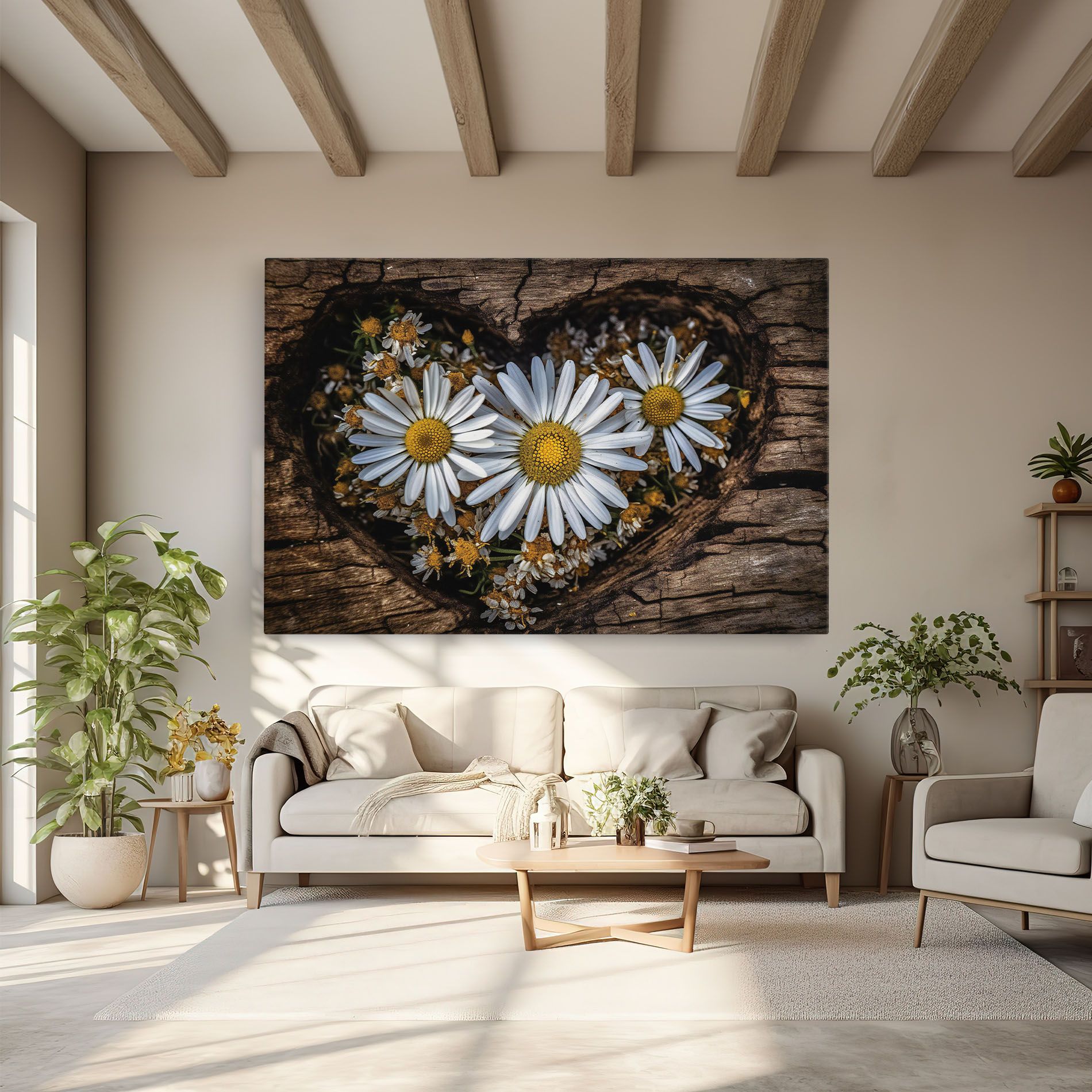 Heart Shaped Daisy mockup 6