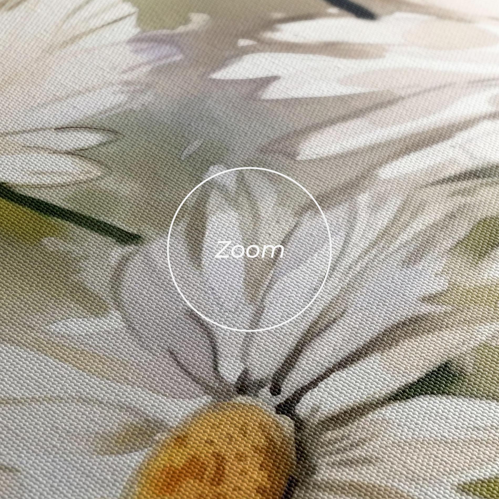 Leinwandbild Daisy Painting mockup 3