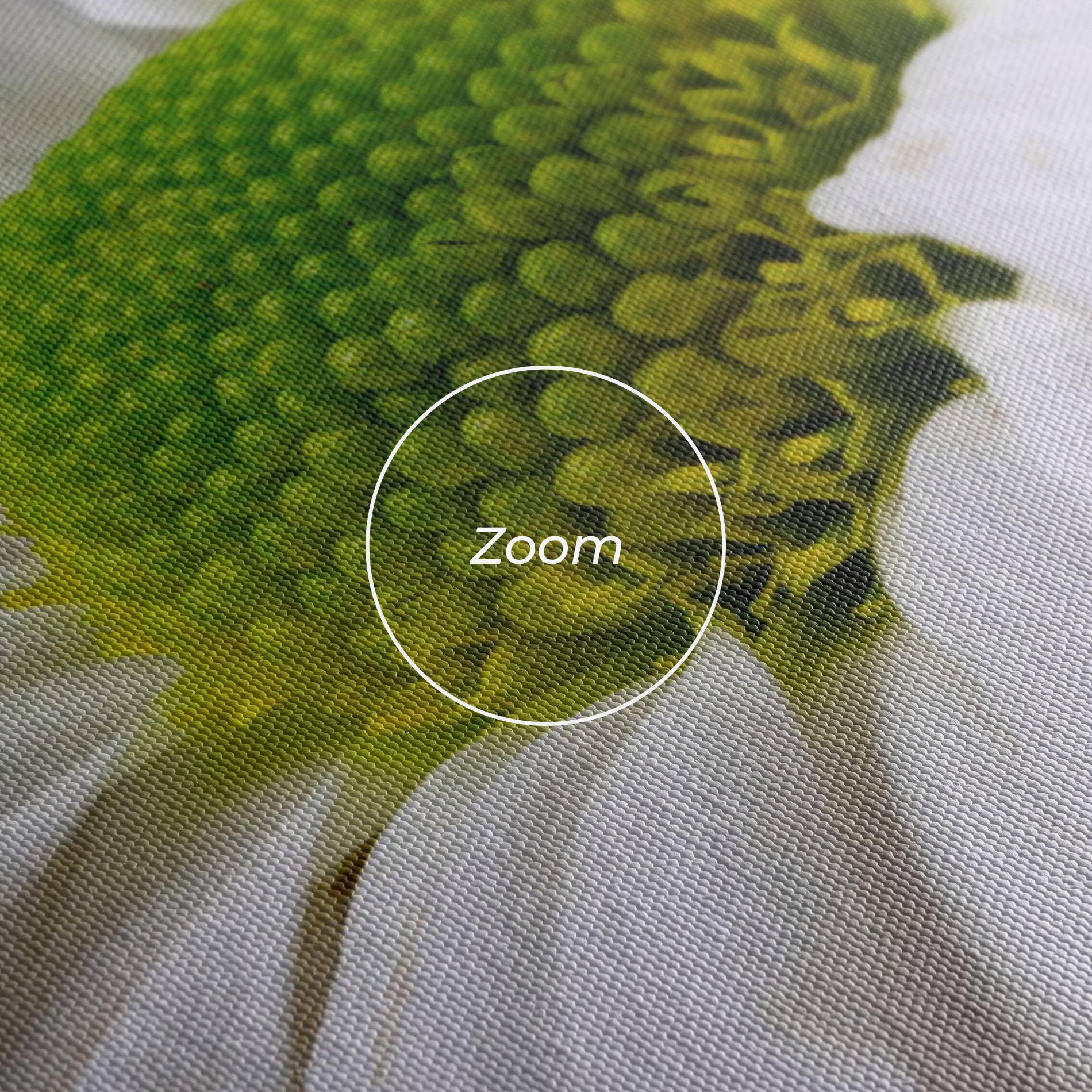 Leinwandbild Green Middle Daisy mockup 3