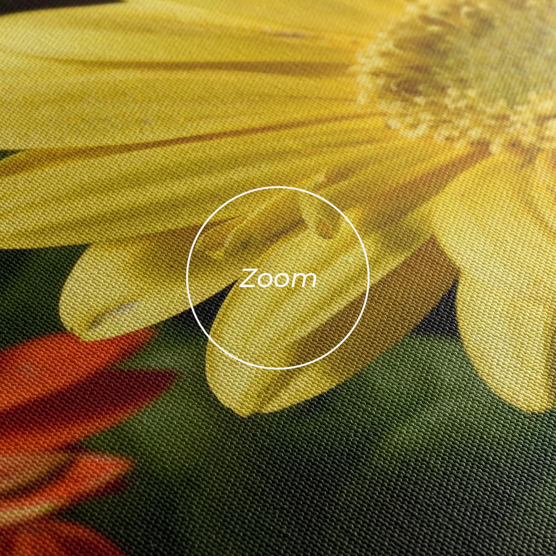 Leinwandbild Orange Yellow Daisy mockup 3