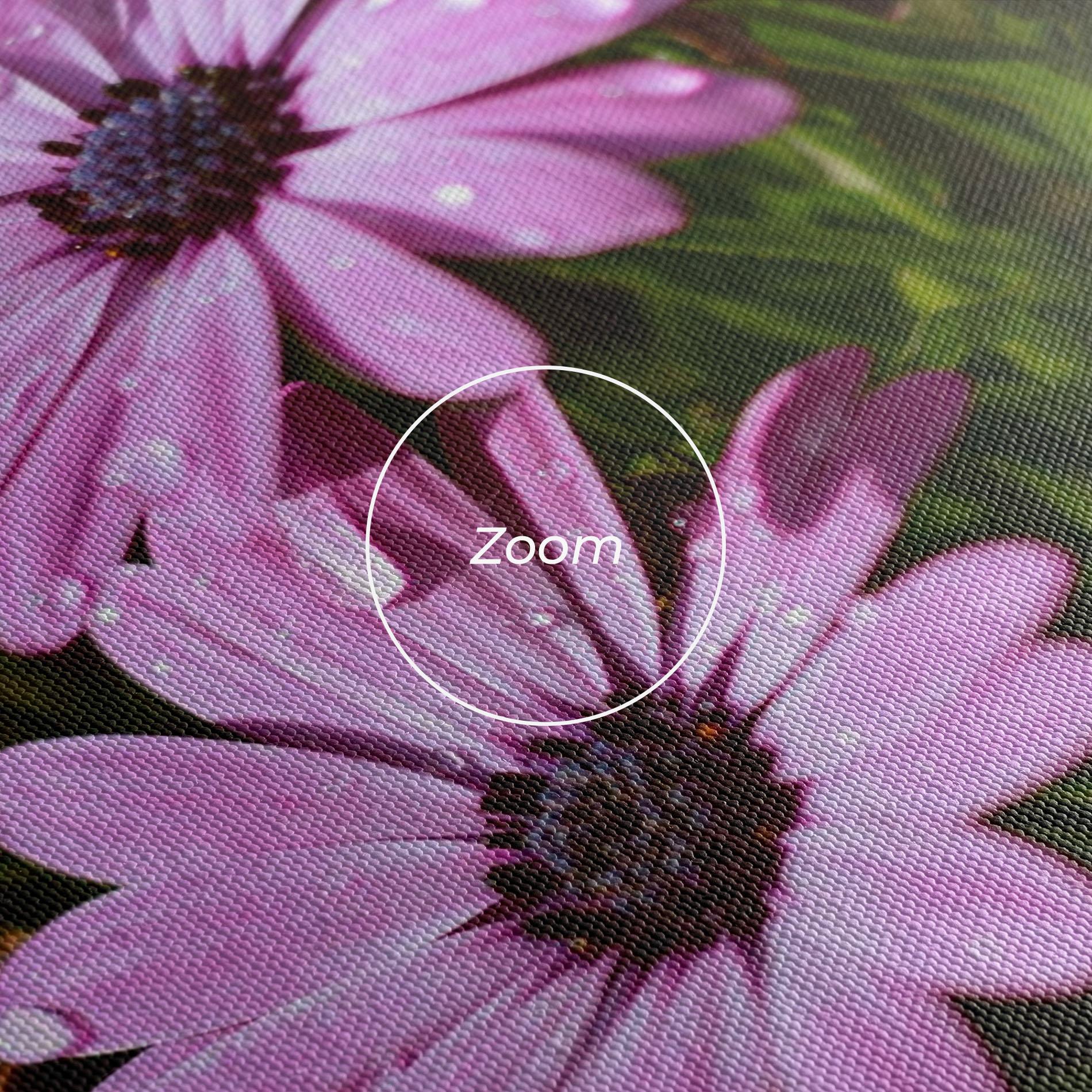 Leinwandbild Purple Daisy mockup 3