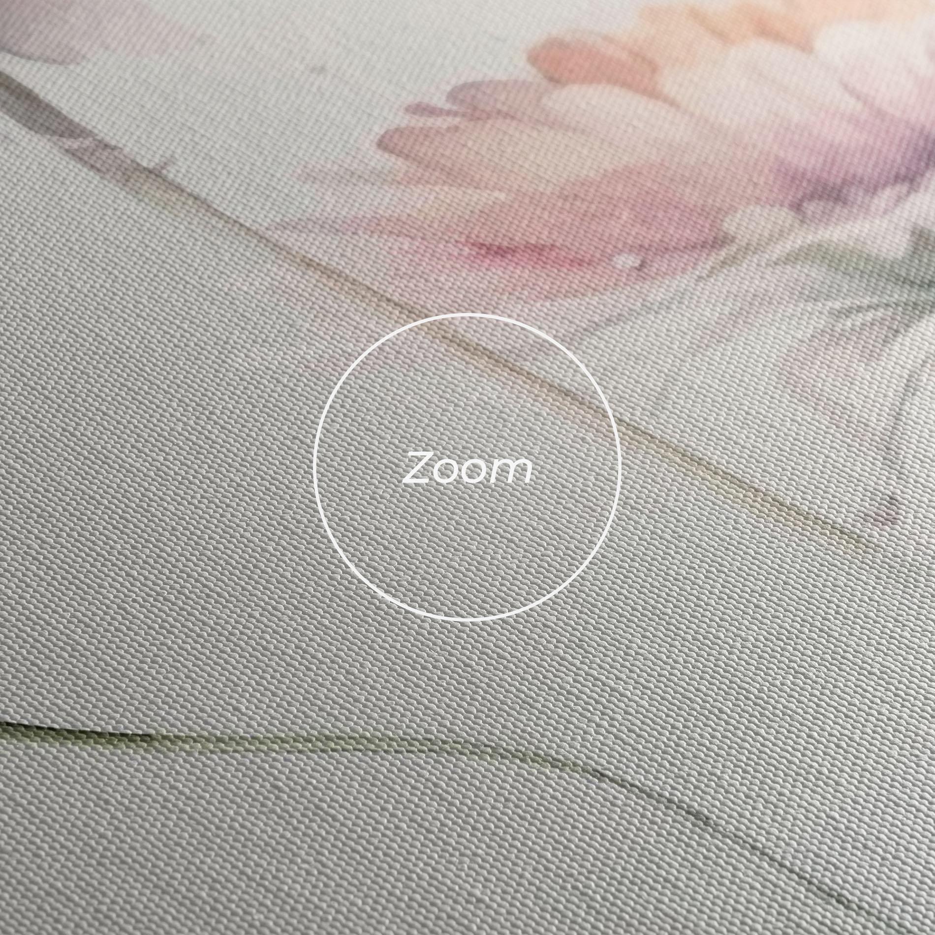 Leinwandbild White Painted Daisy mockup 3