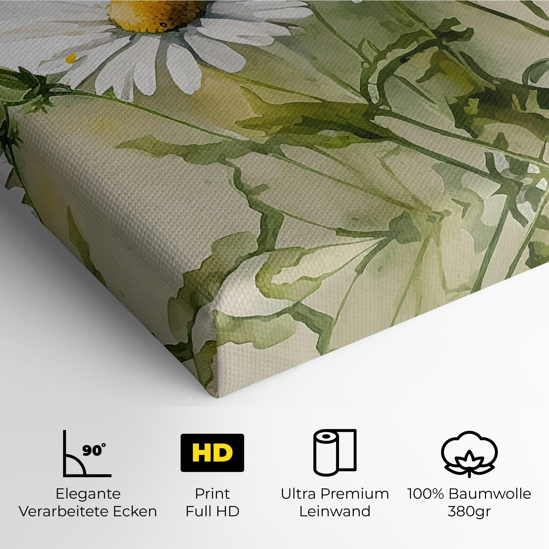 Leinwandbild Painted Daisy mockup 4