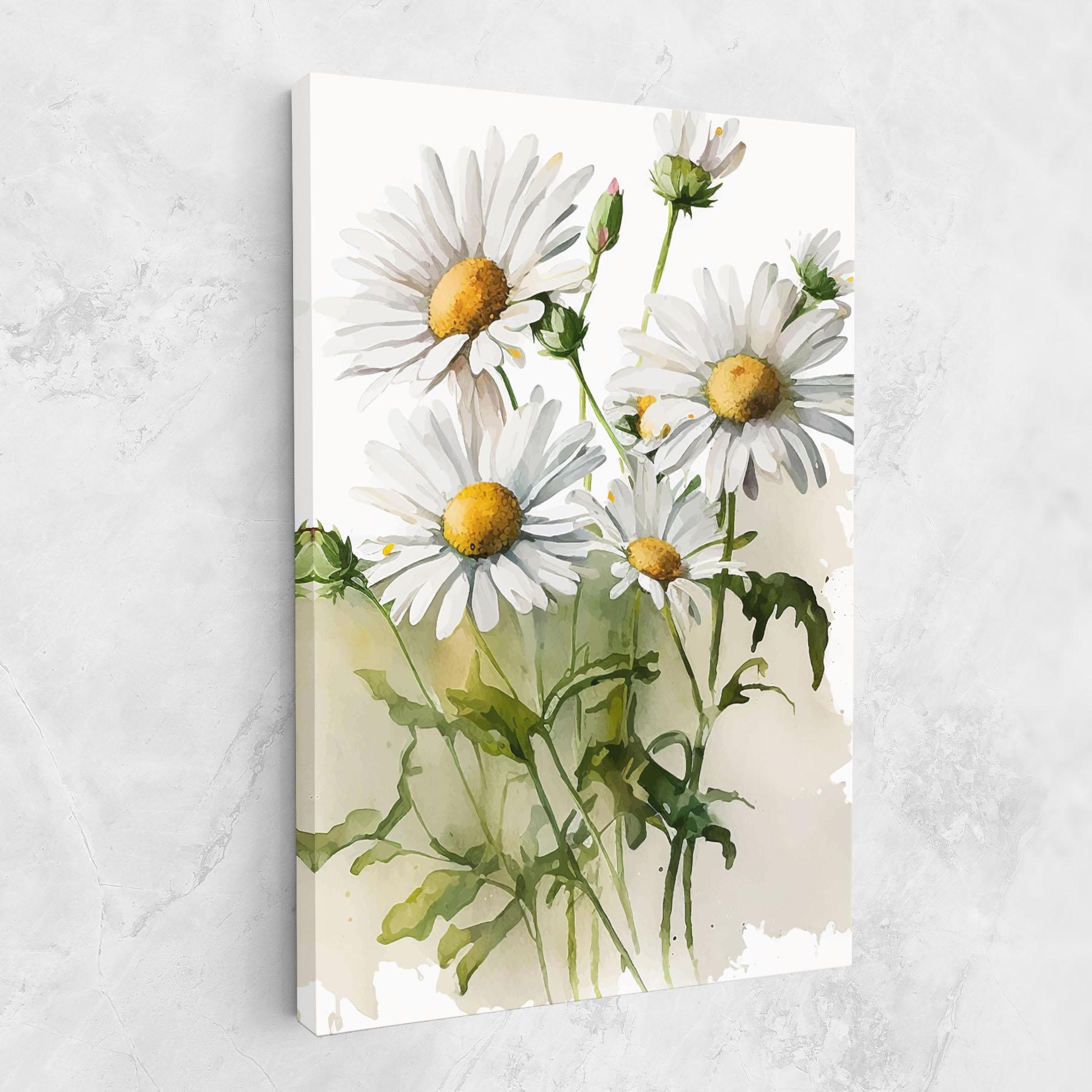Leinwandbild Painted Daisy mockup 1