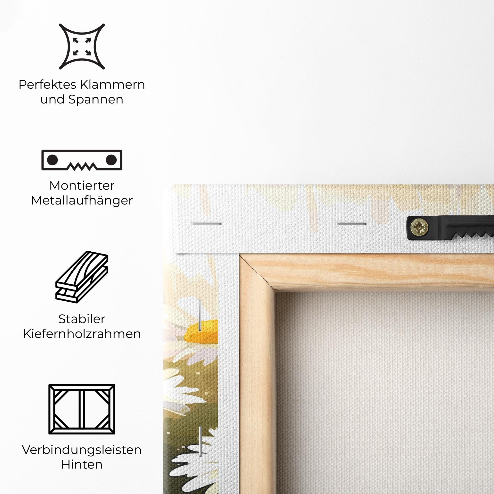 Leinwandbild Daily Daisy mockup 5