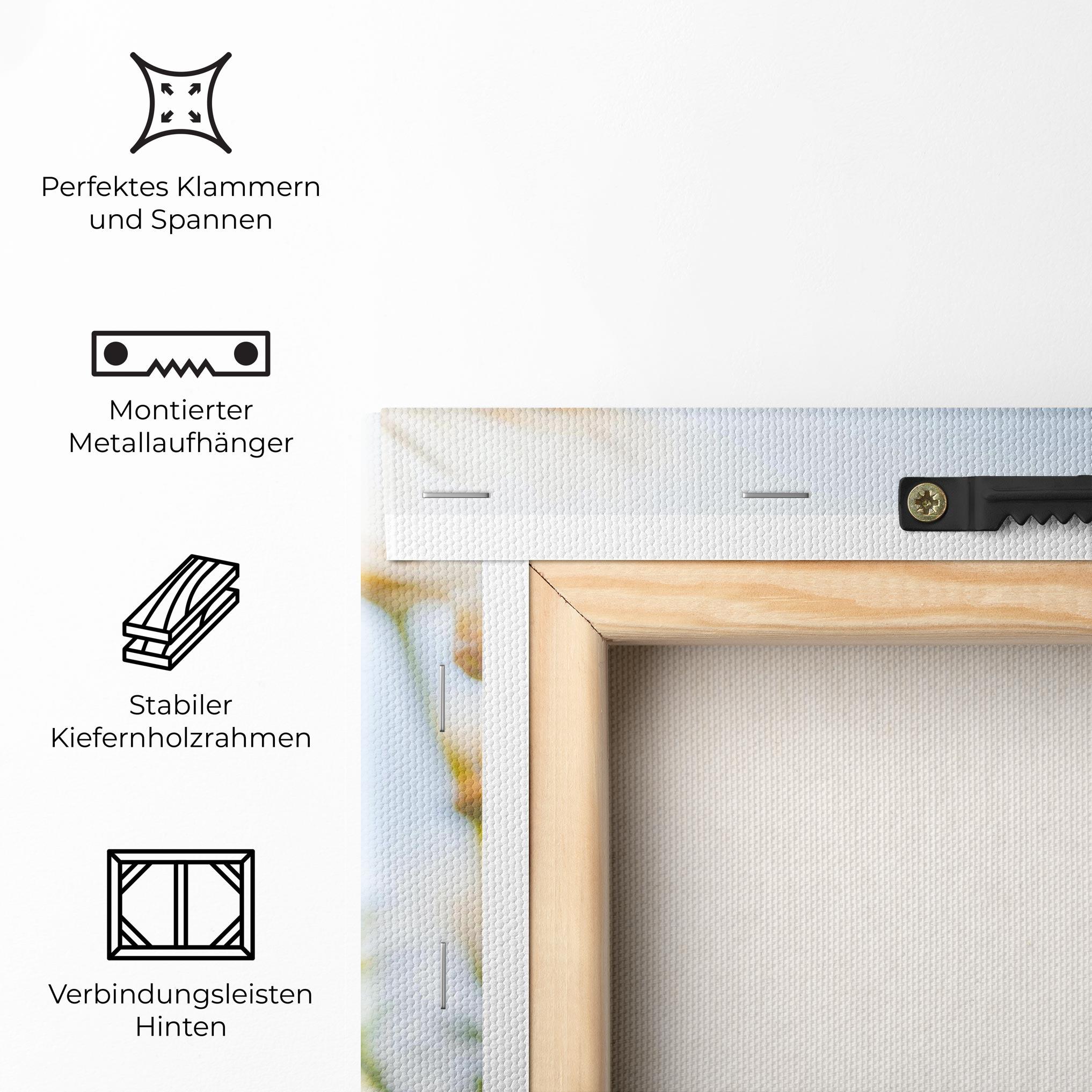 Leinwandbild Dreamy Daisy mockup 5