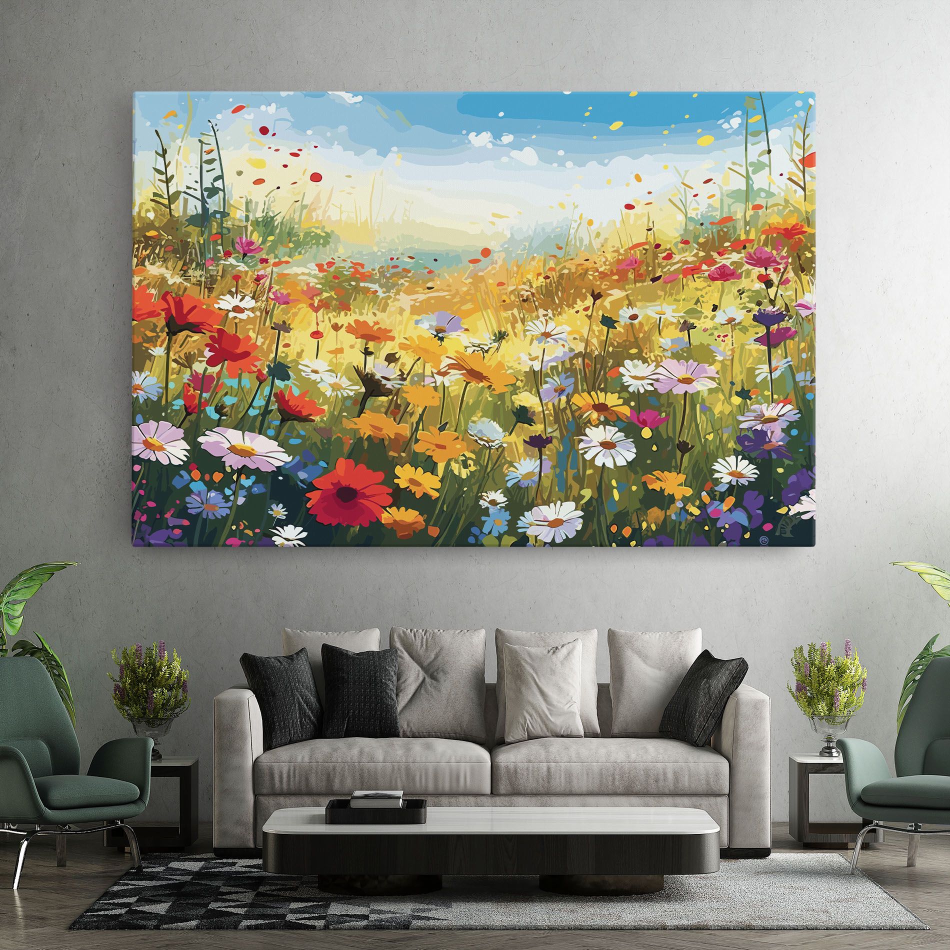 Colorful Daisy Mix mockup 7