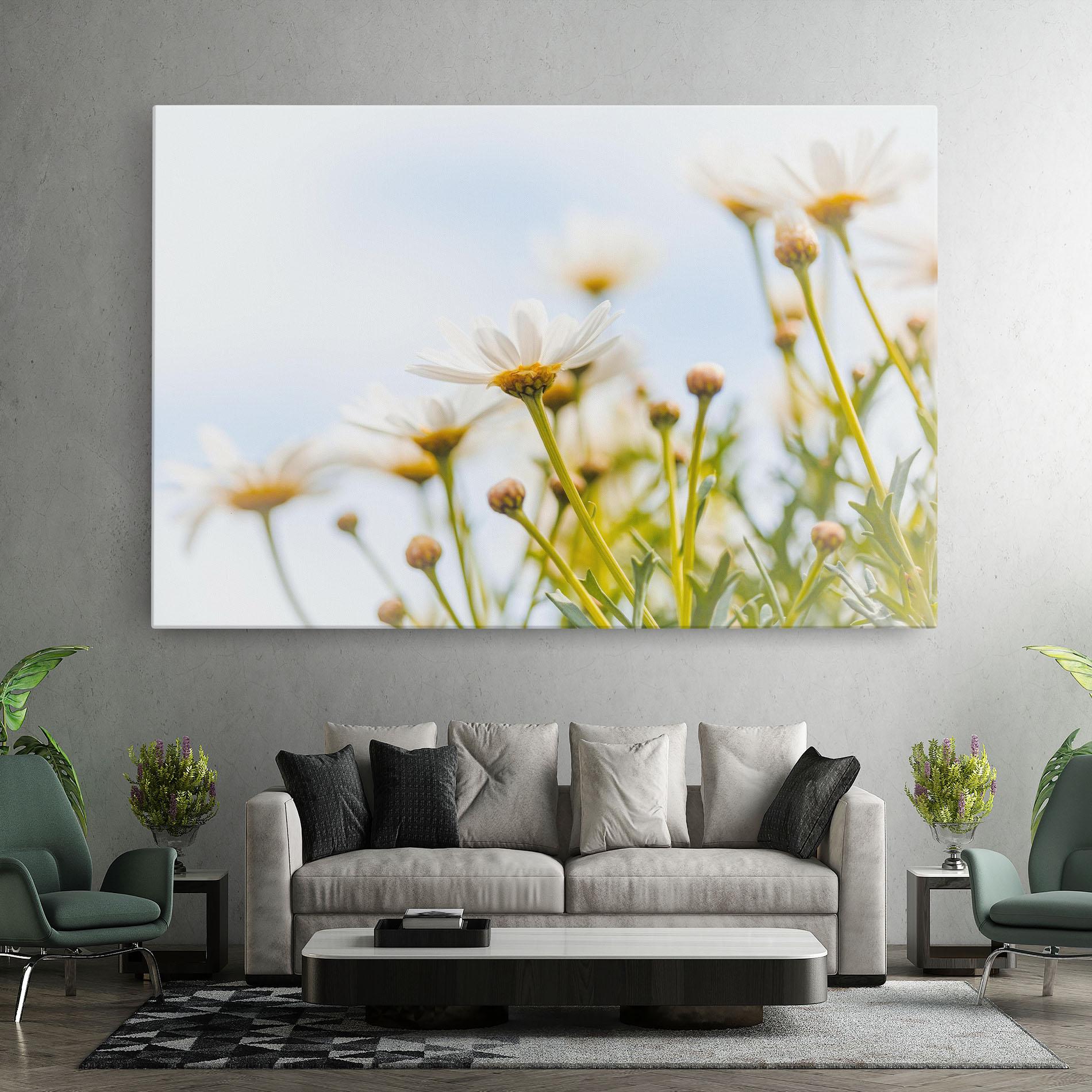 Leinwandbild Dreamy Daisy mockup 7