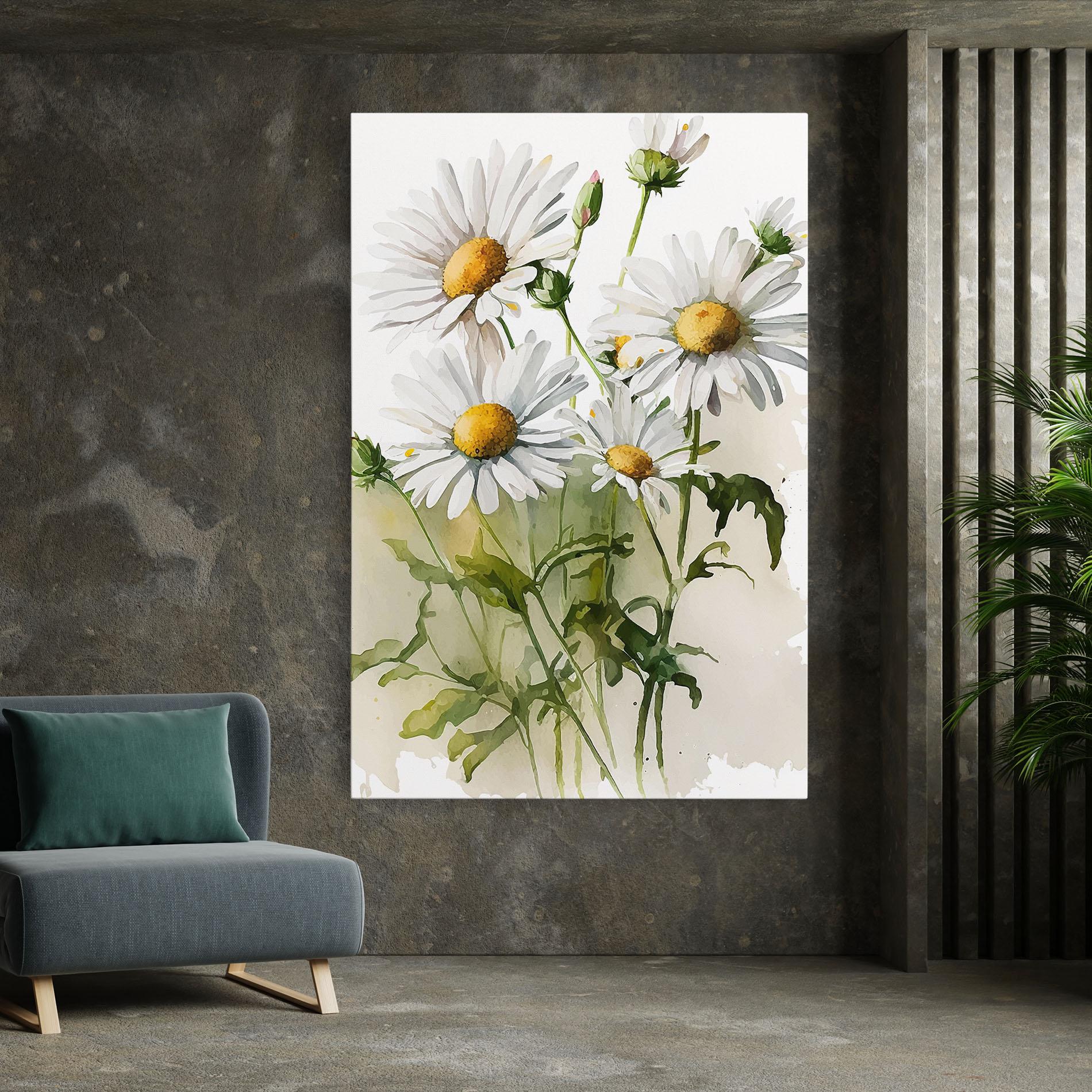 Leinwandbild Painted Daisy mockup 7