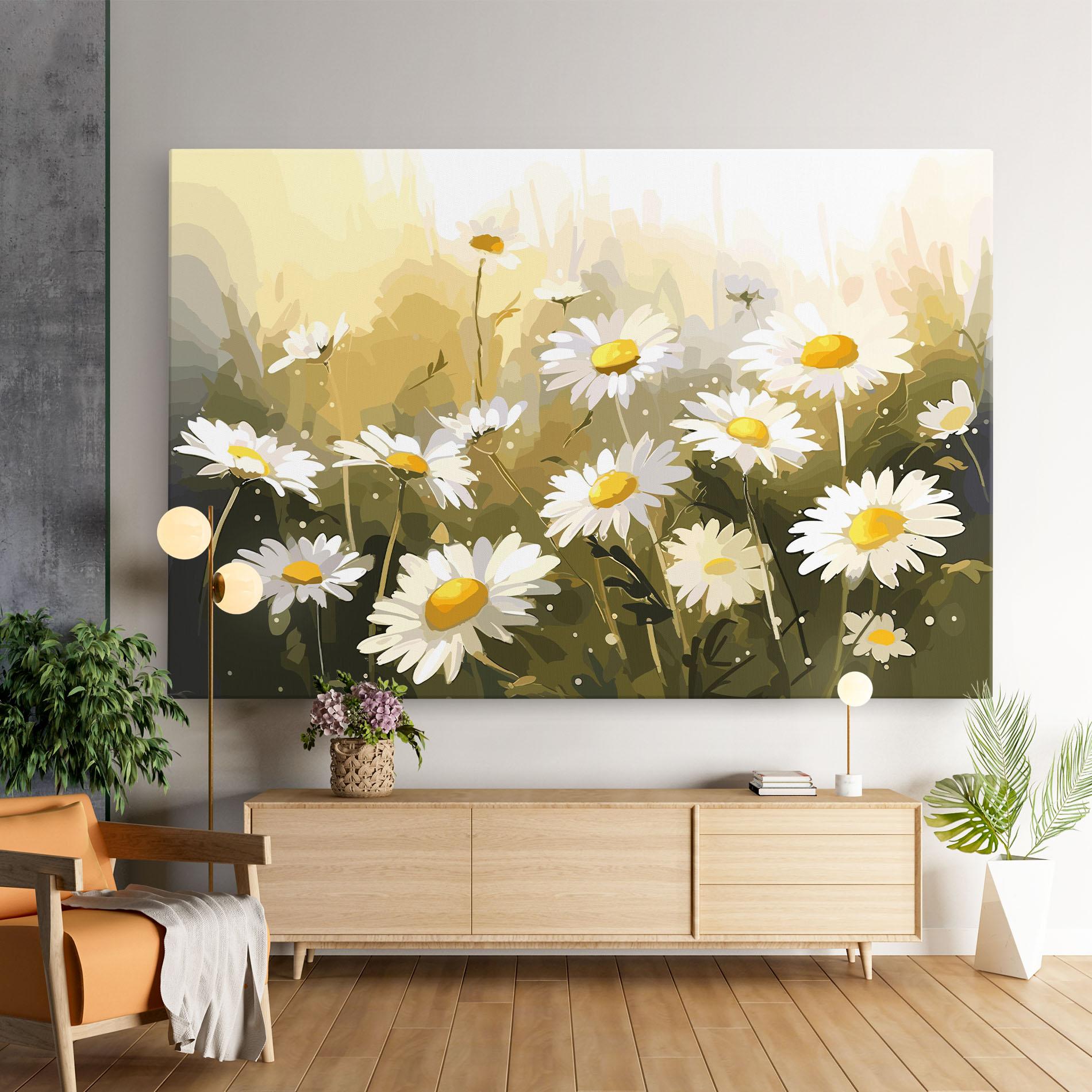 Leinwandbild Daily Daisy mockup 9
