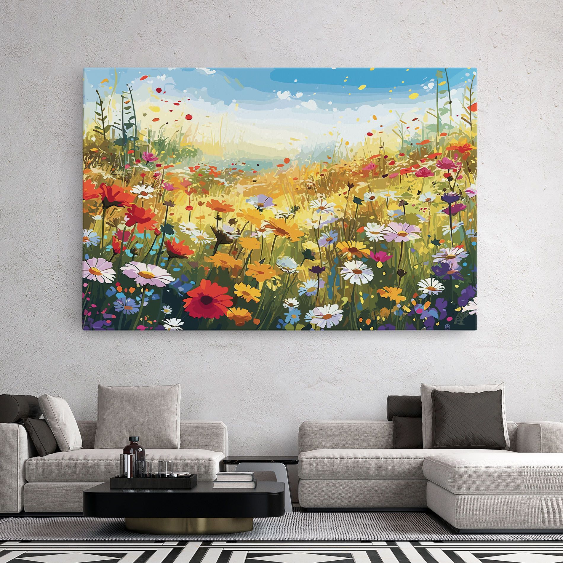 Colorful Daisy Mix mockup 2