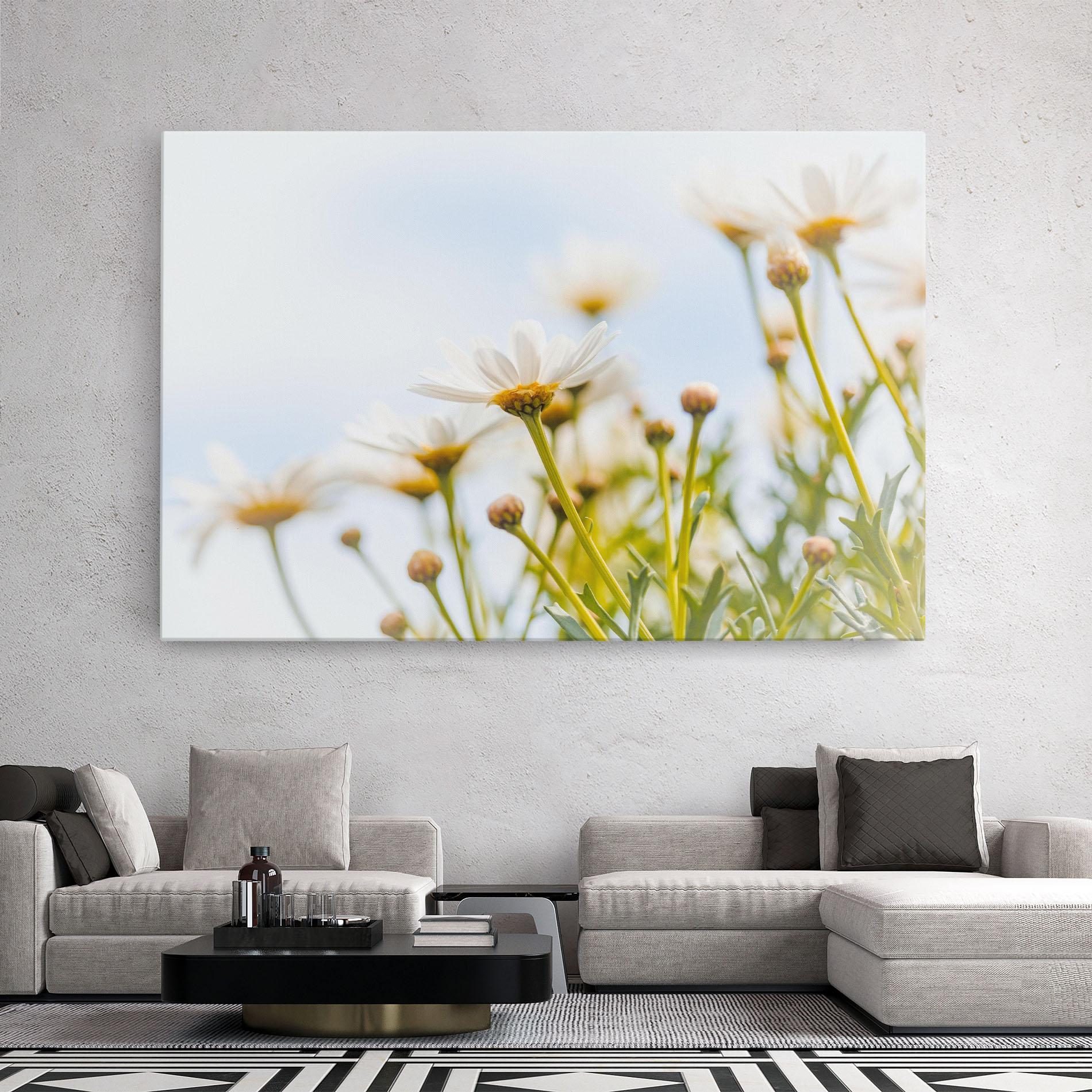 Leinwandbild Dreamy Daisy mockup 2