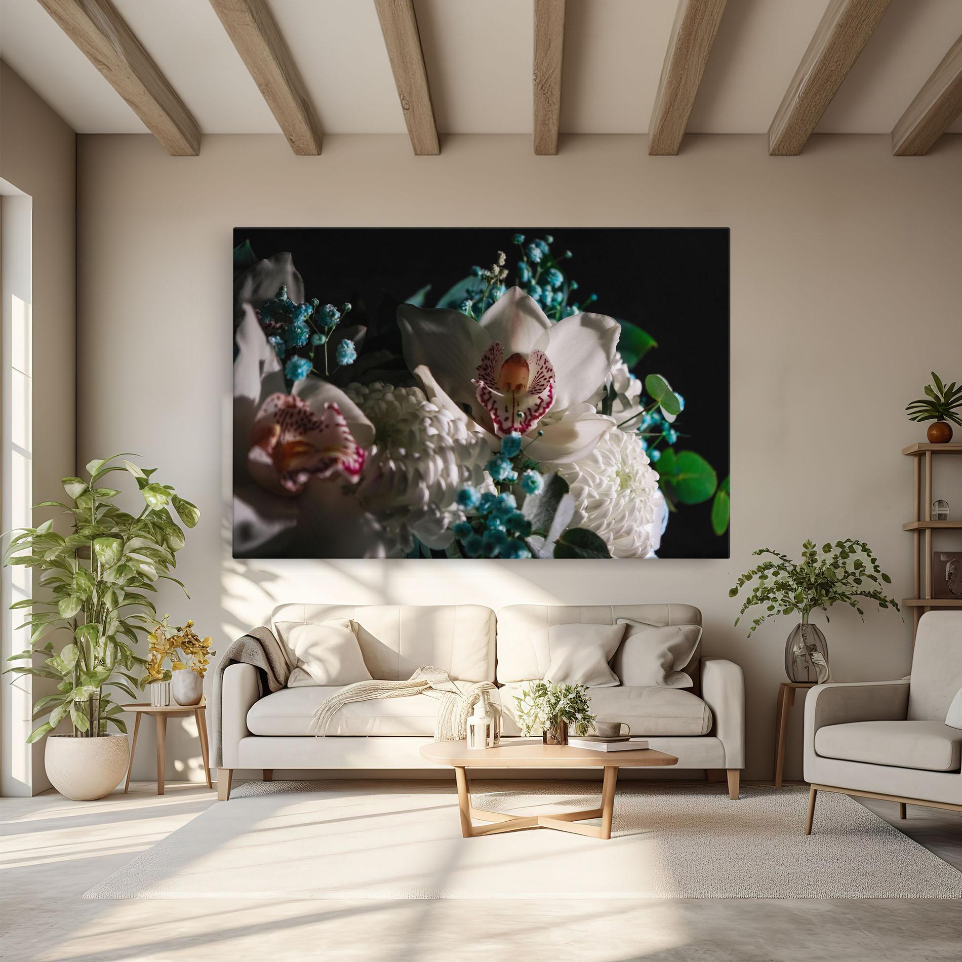 Leinwandbild Orchids mockup 6