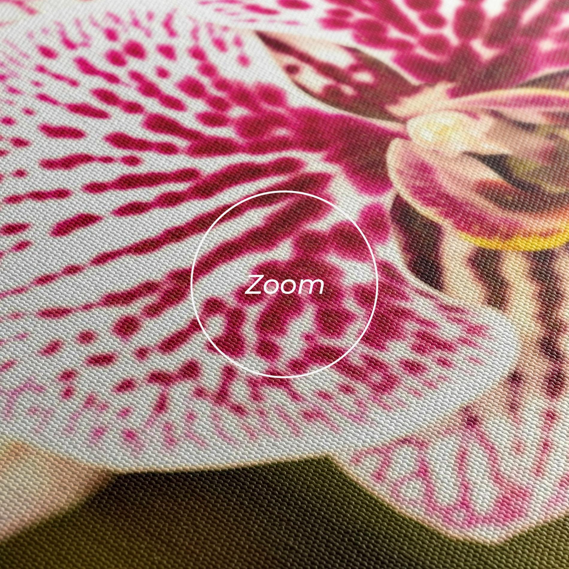 Leinwandbild Garden Orchids mockup 3