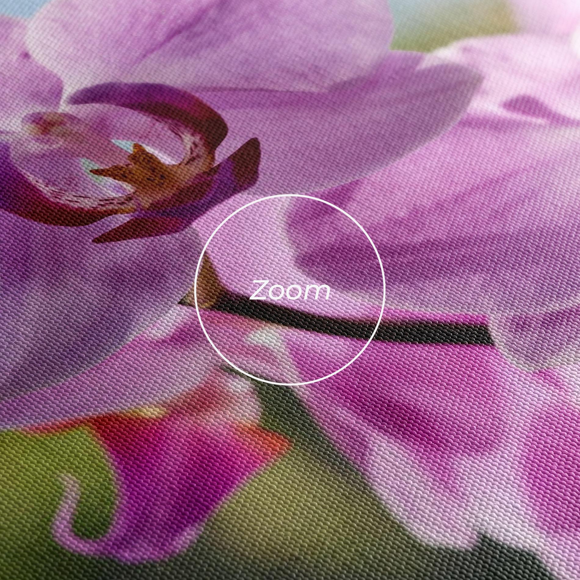 Leinwandbild Orchids In The Garden mockup 3