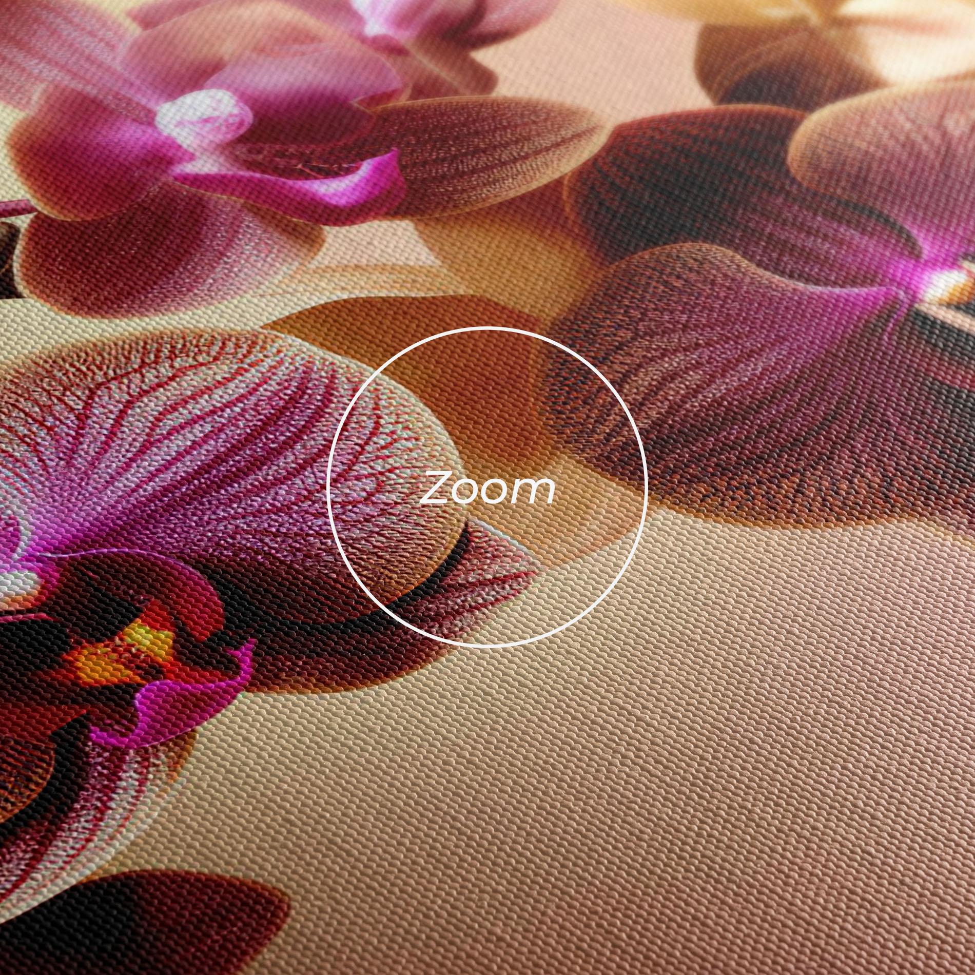 Leinwandbild Purple Cream Orchid mockup 3