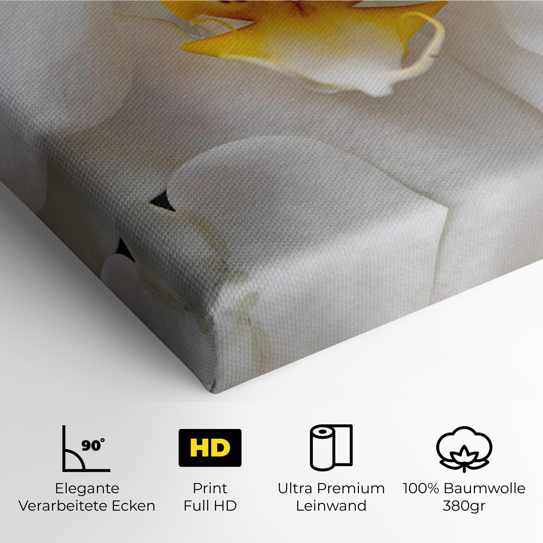 Leinwandbild Big Orchid Close Up mockup 4