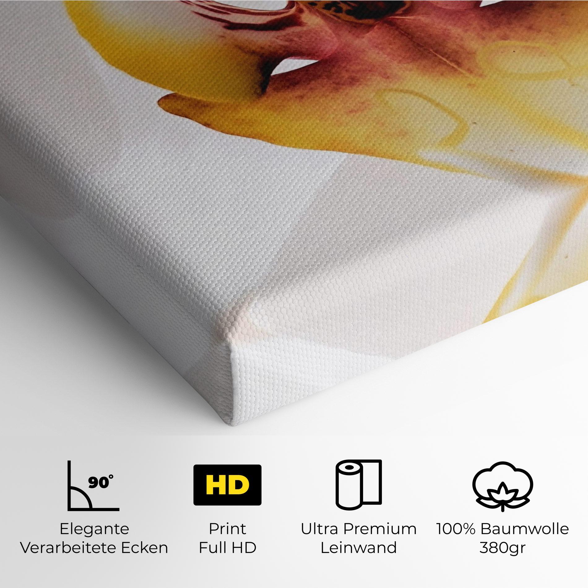 Leinwandbild Orchid Close Up mockup 4