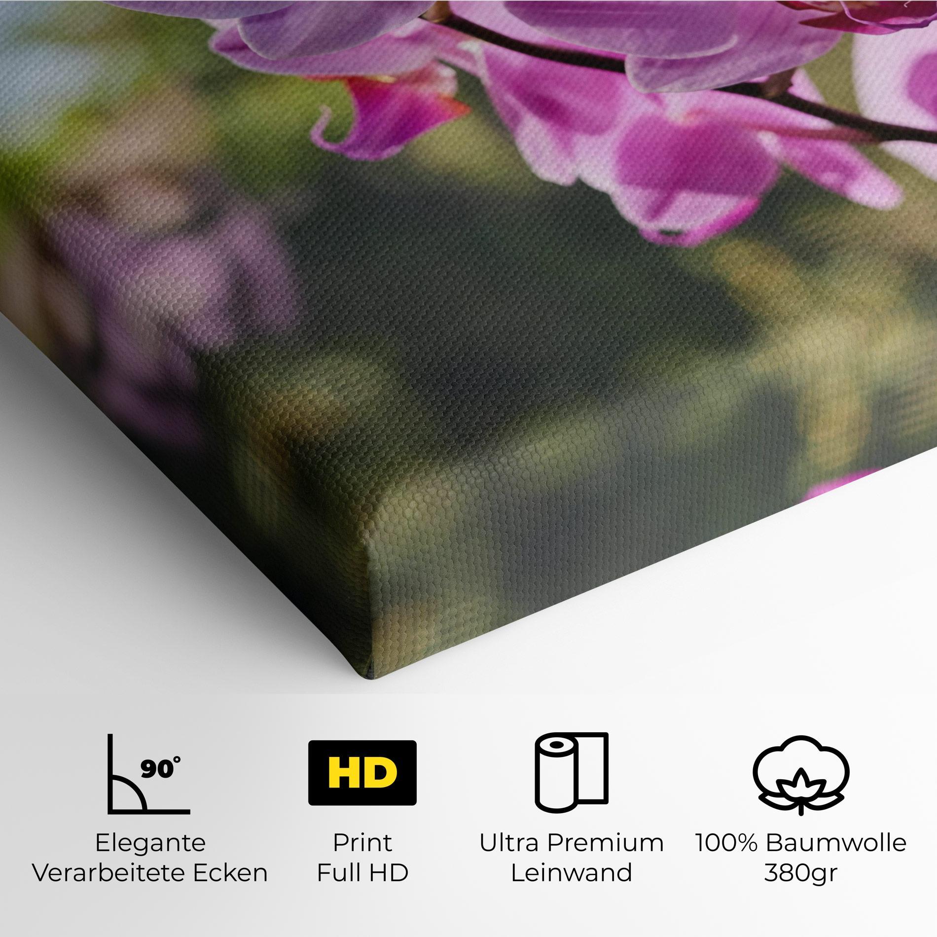 Leinwandbild Orchids In The Garden mockup 4
