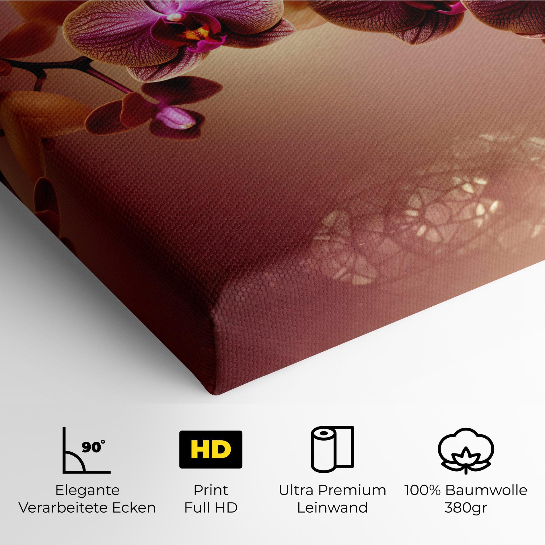 Leinwandbild Purple Cream Orchid mockup 4