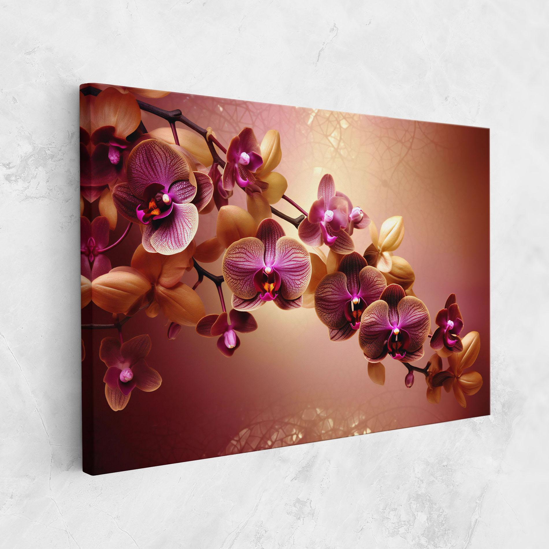 Leinwandbild Purple Cream Orchid mockup 1