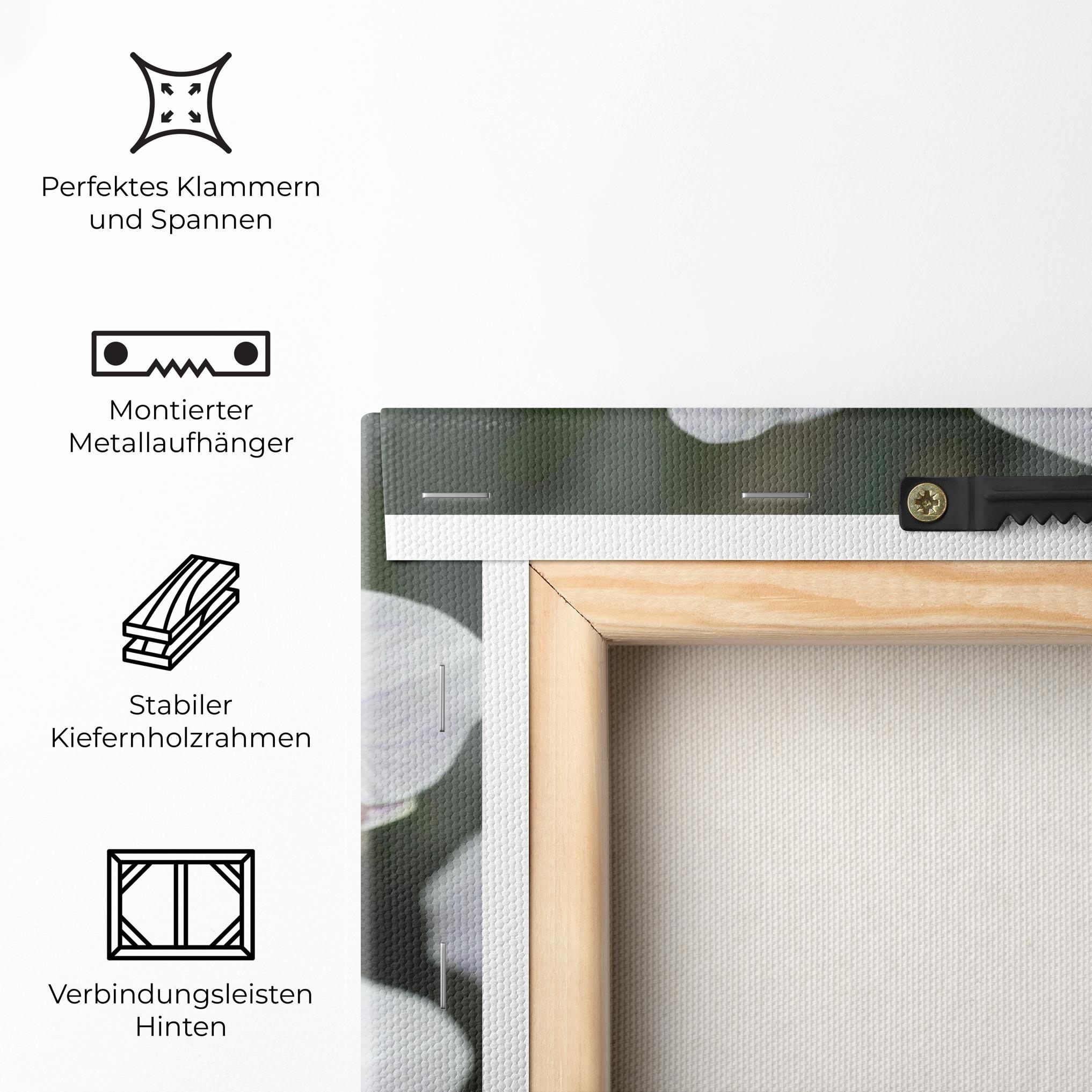 Leinwandbild Orchid Botanical Garden mockup 5