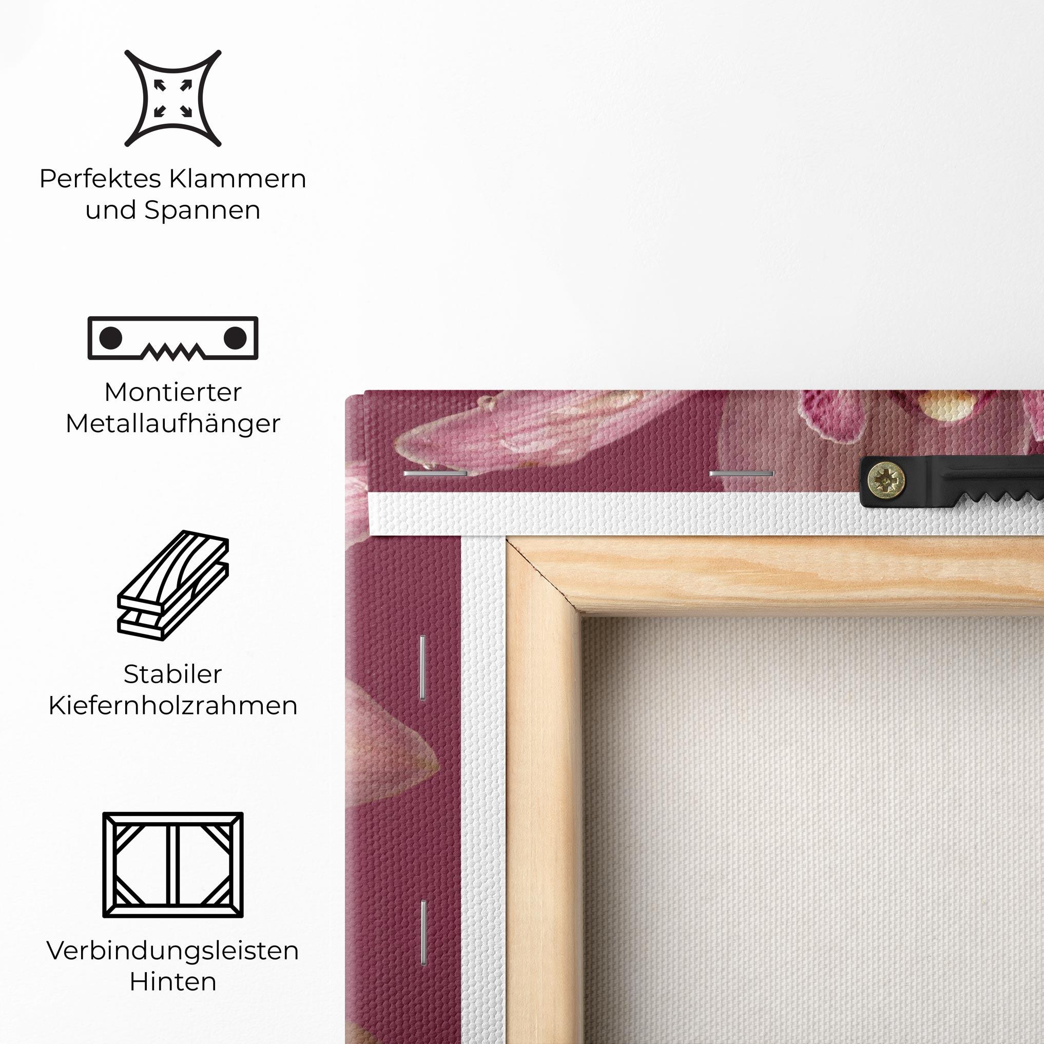 Leinwandbild Orchid Holding mockup 5