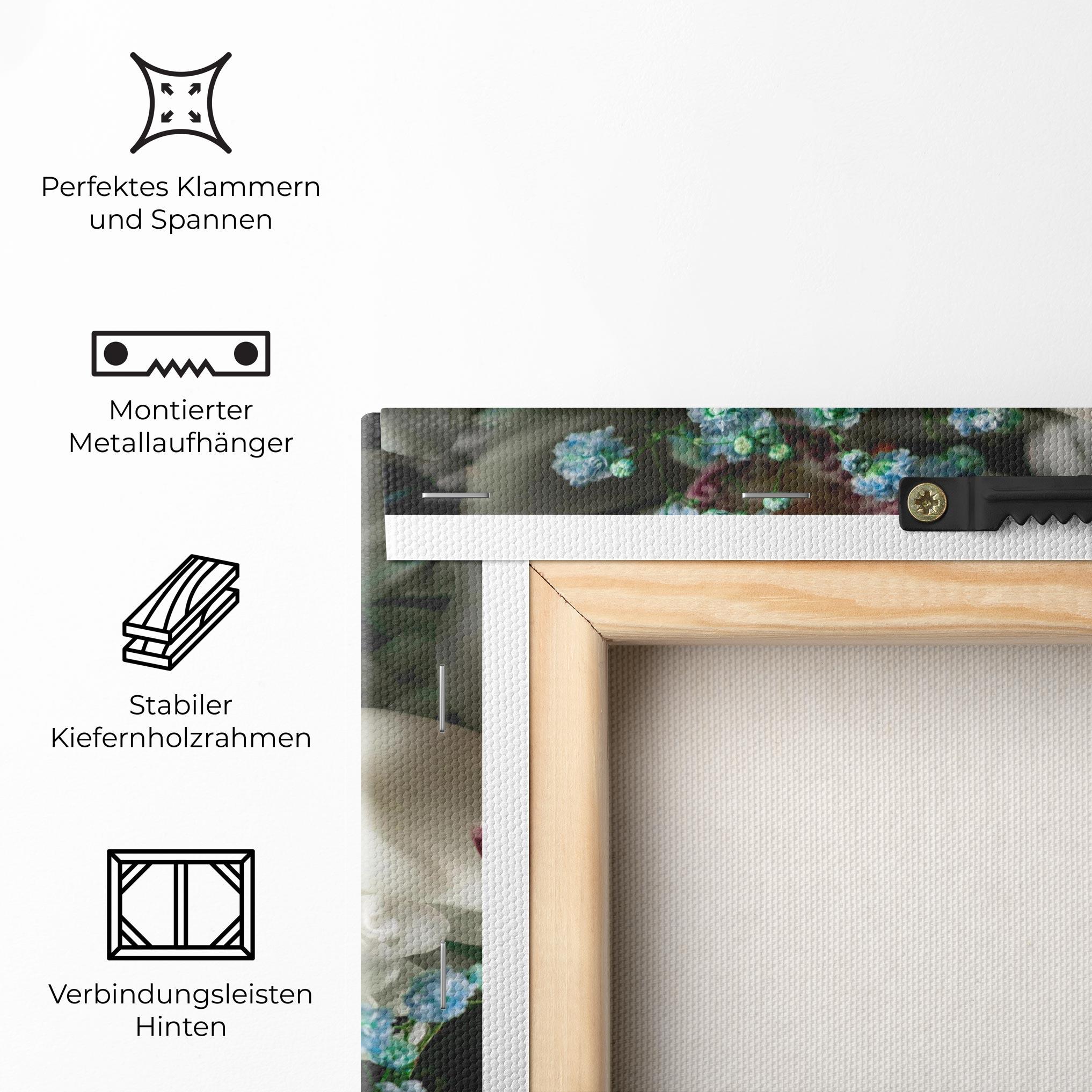 Leinwandbild Orchid In Vase mockup 5