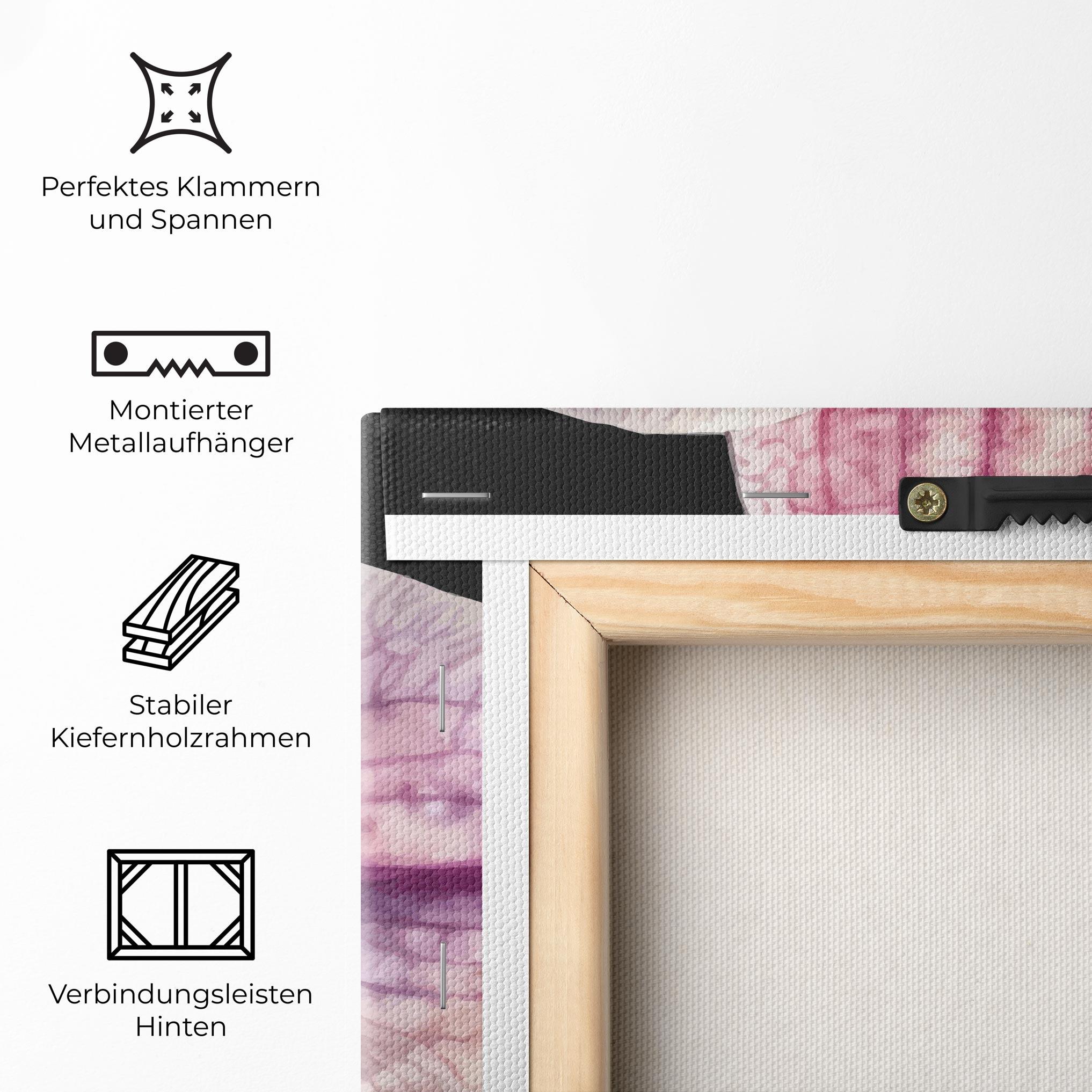 Leinwandbild Painted Orchid mockup 5