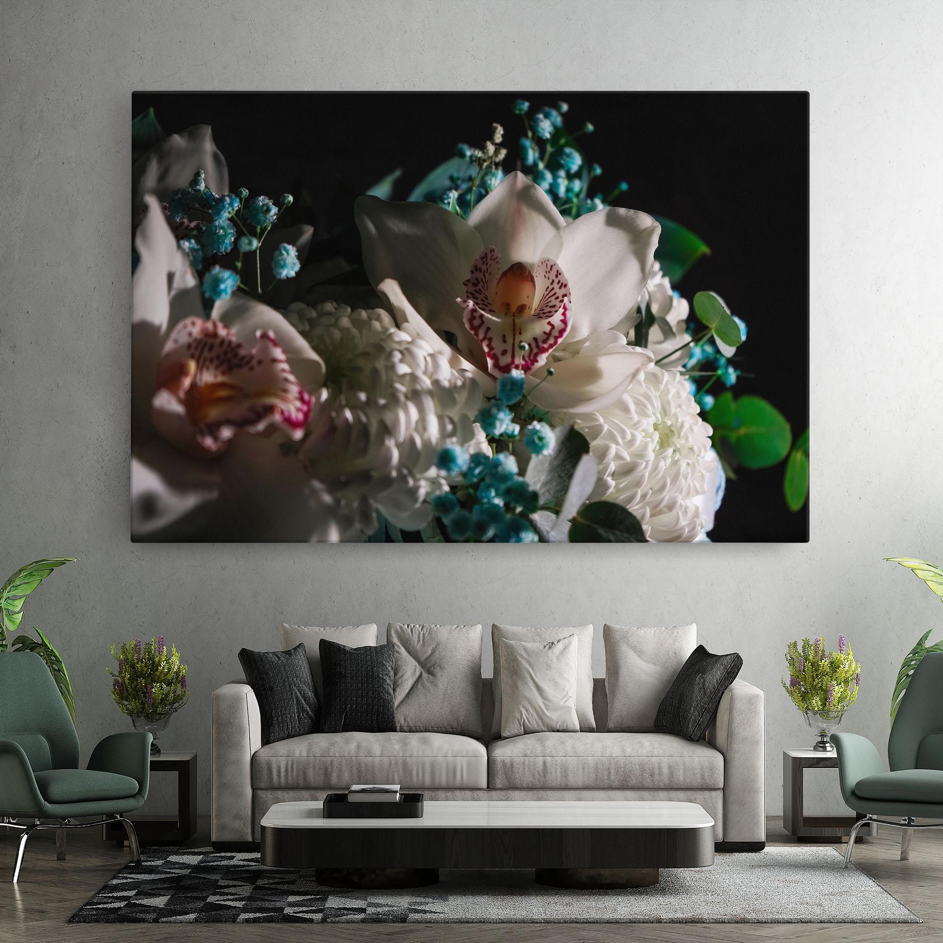 Leinwandbild Orchids mockup 7