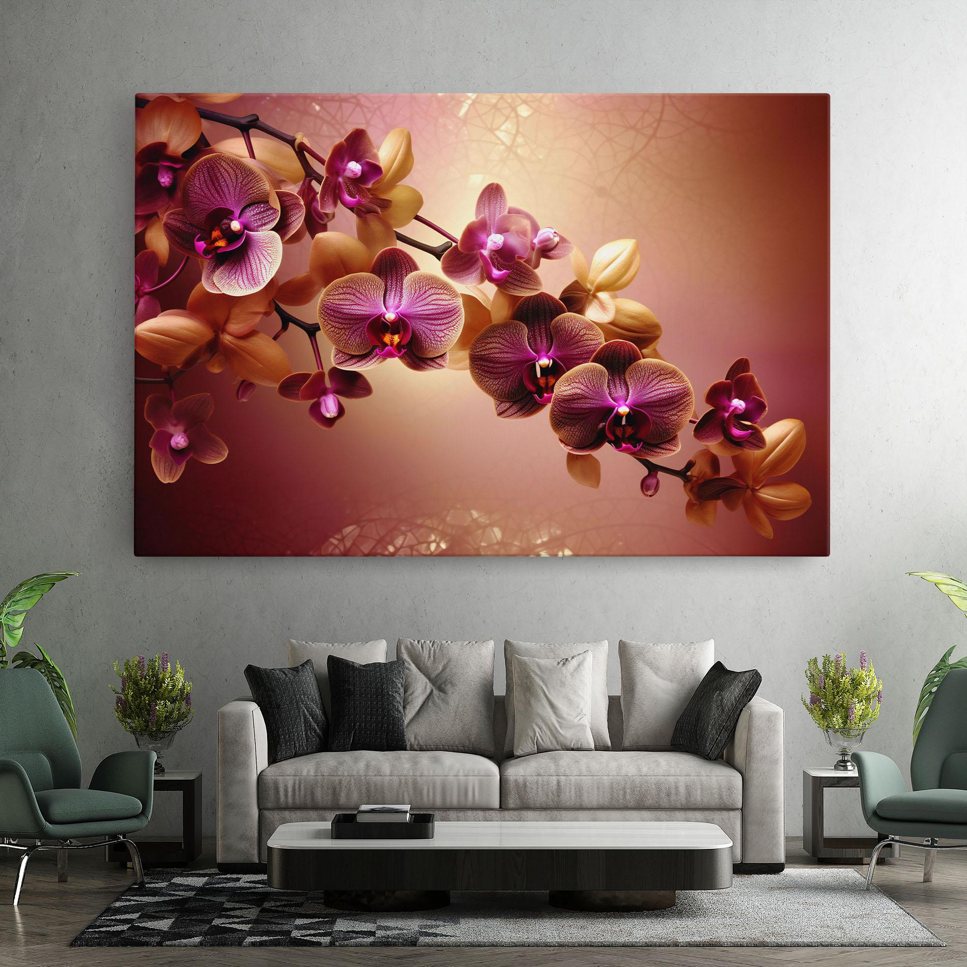 Leinwandbild Purple Cream Orchid mockup 7