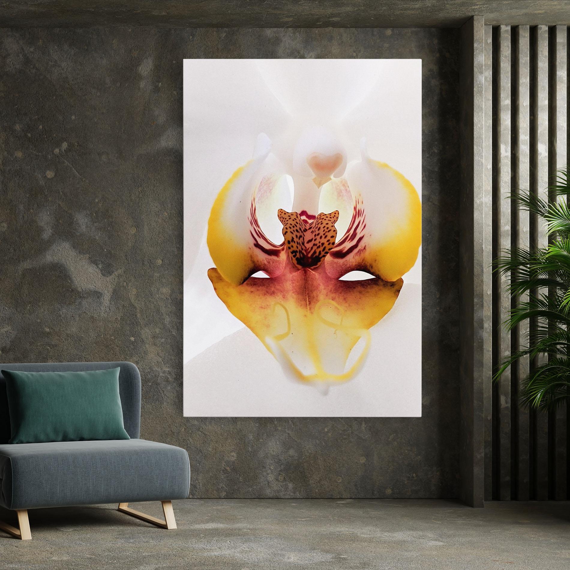 Leinwandbild Orchid Close Up mockup 7