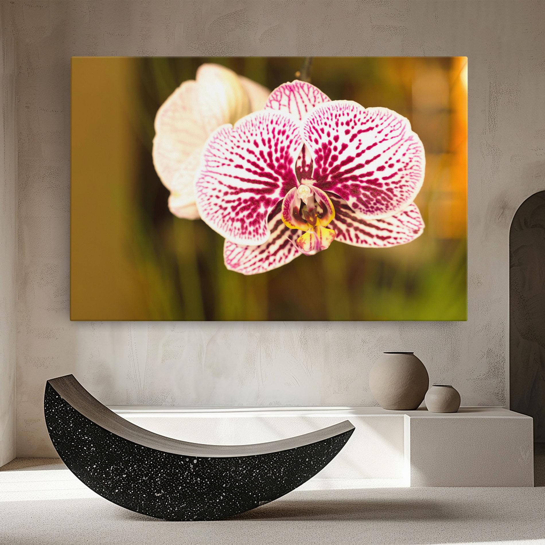 Leinwandbild Garden Orchids mockup 8