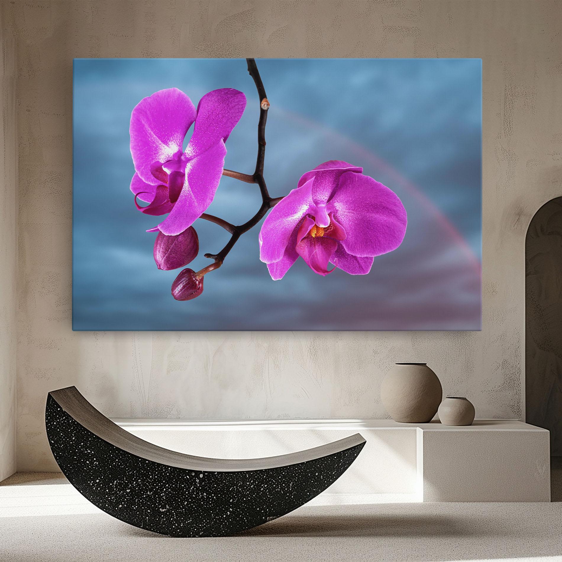 Leinwandbild Sky Purple Orchid mockup 8