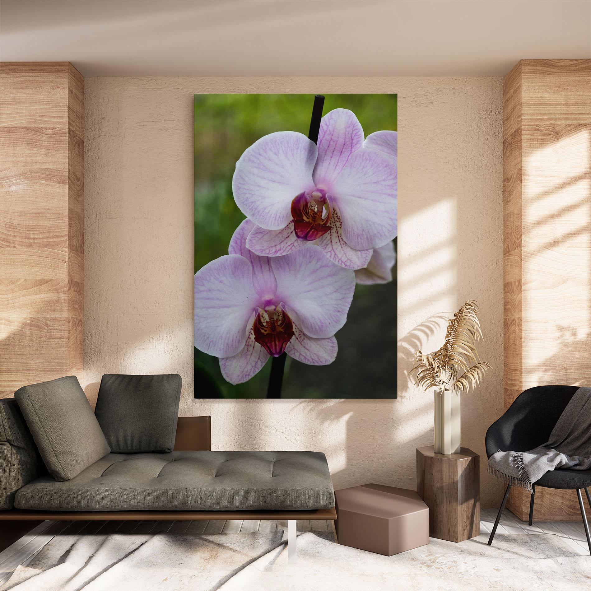 Leinwandbild Garden Light Purple Orchid mockup 8