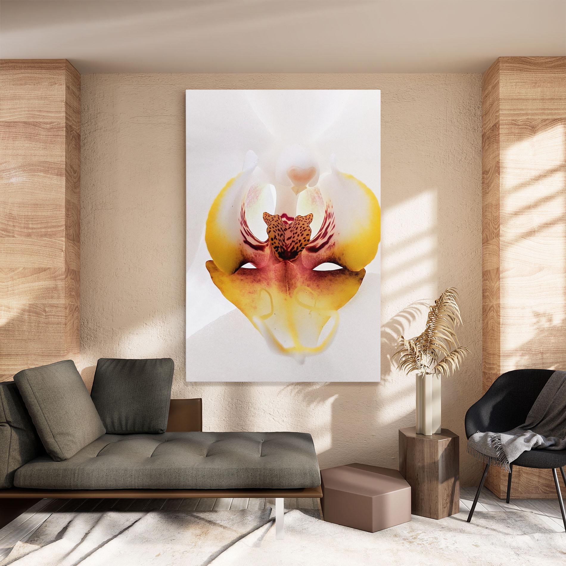 Leinwandbild Orchid Close Up mockup 8