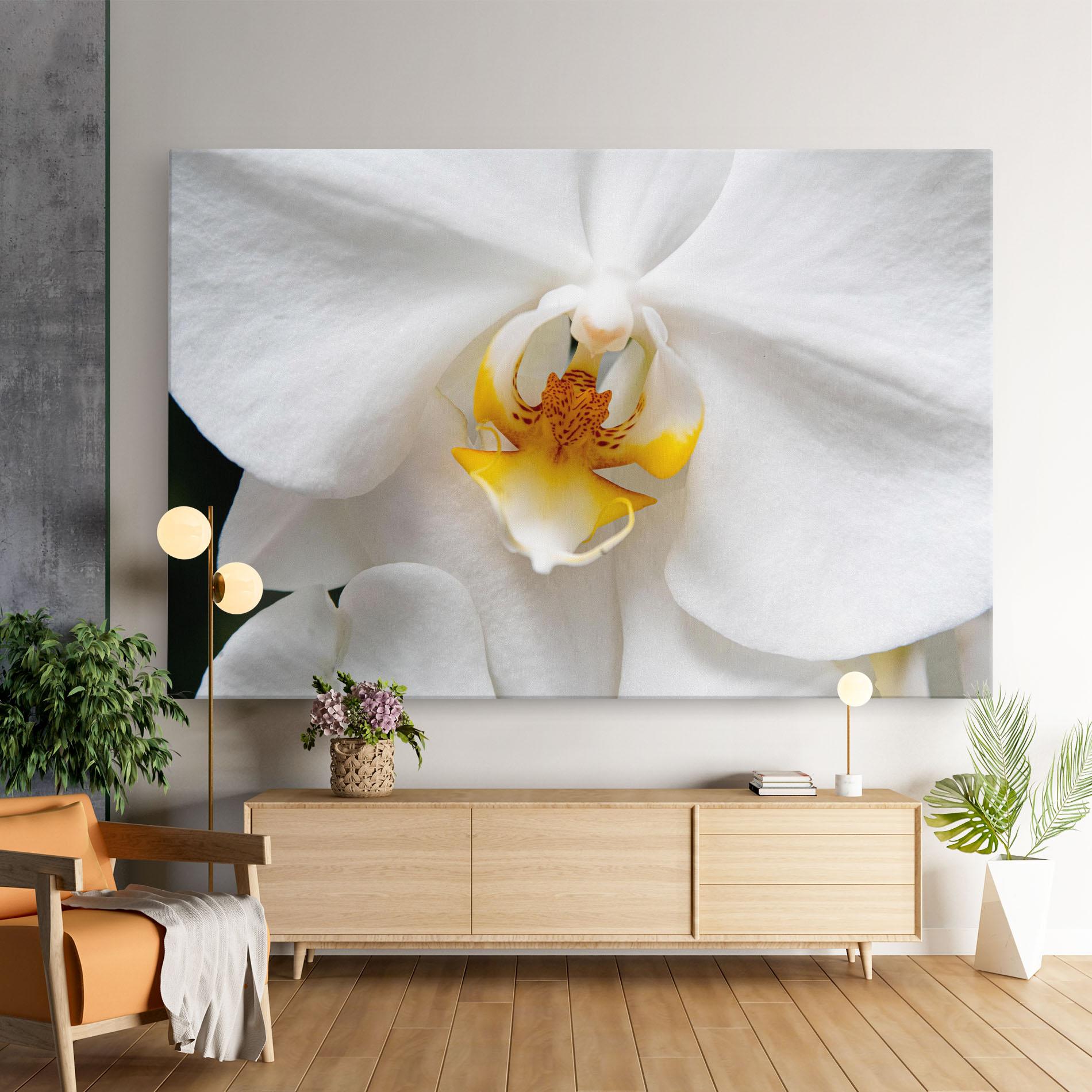 Leinwandbild Big Orchid Close Up mockup 9
