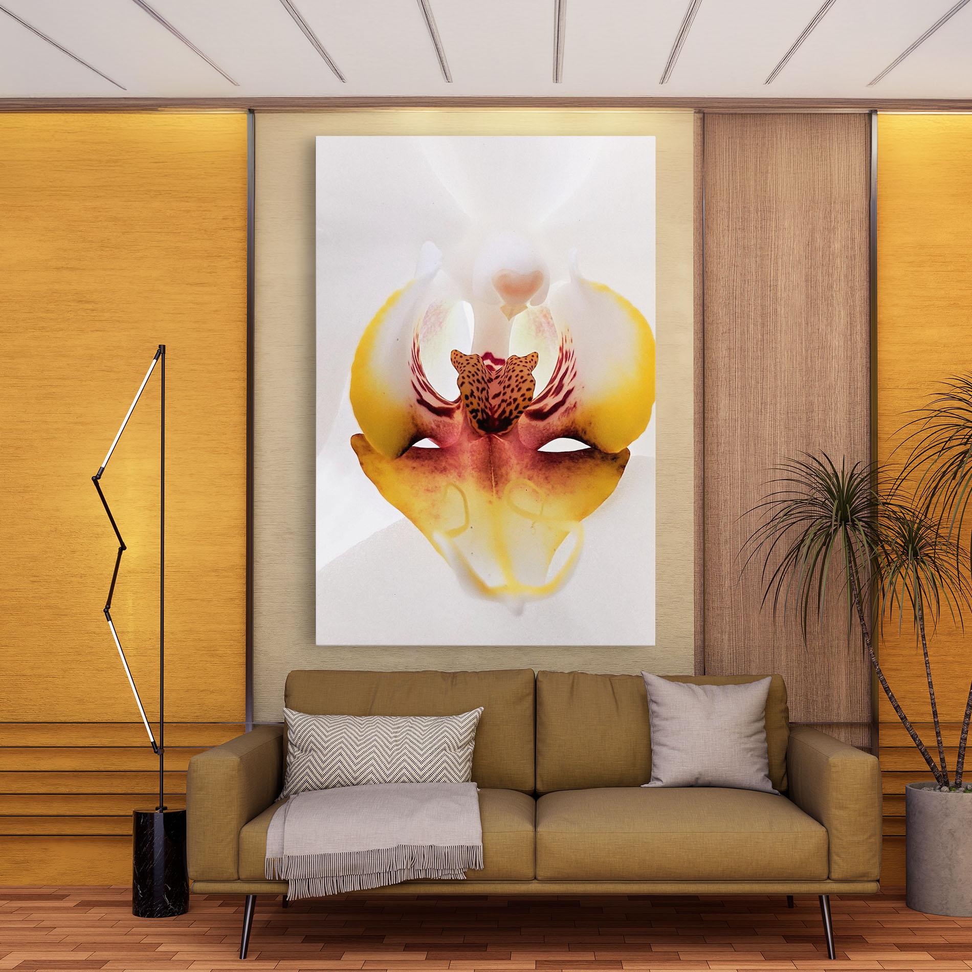 Leinwandbild Orchid Close Up mockup 9