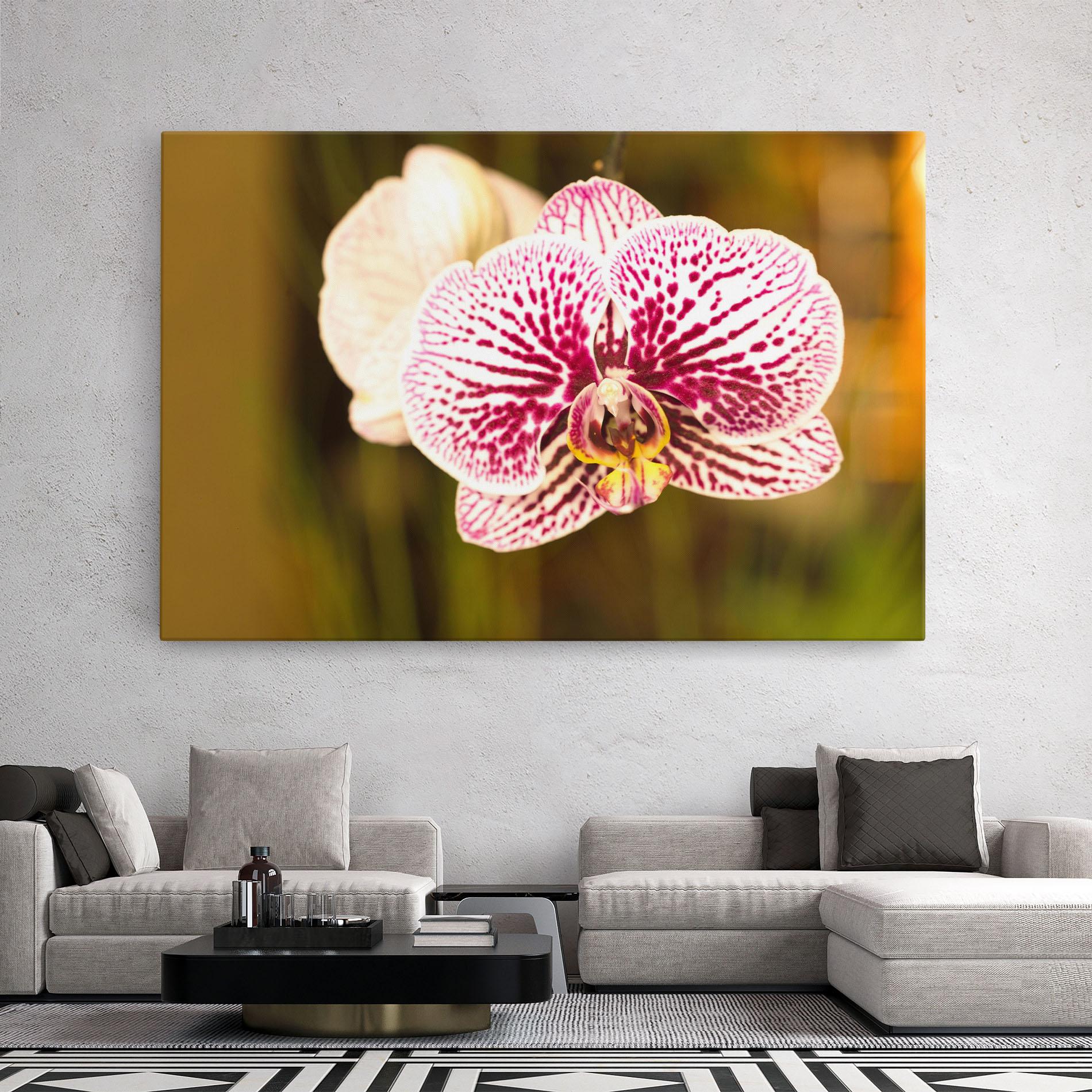 Leinwandbild Garden Orchids mockup 2