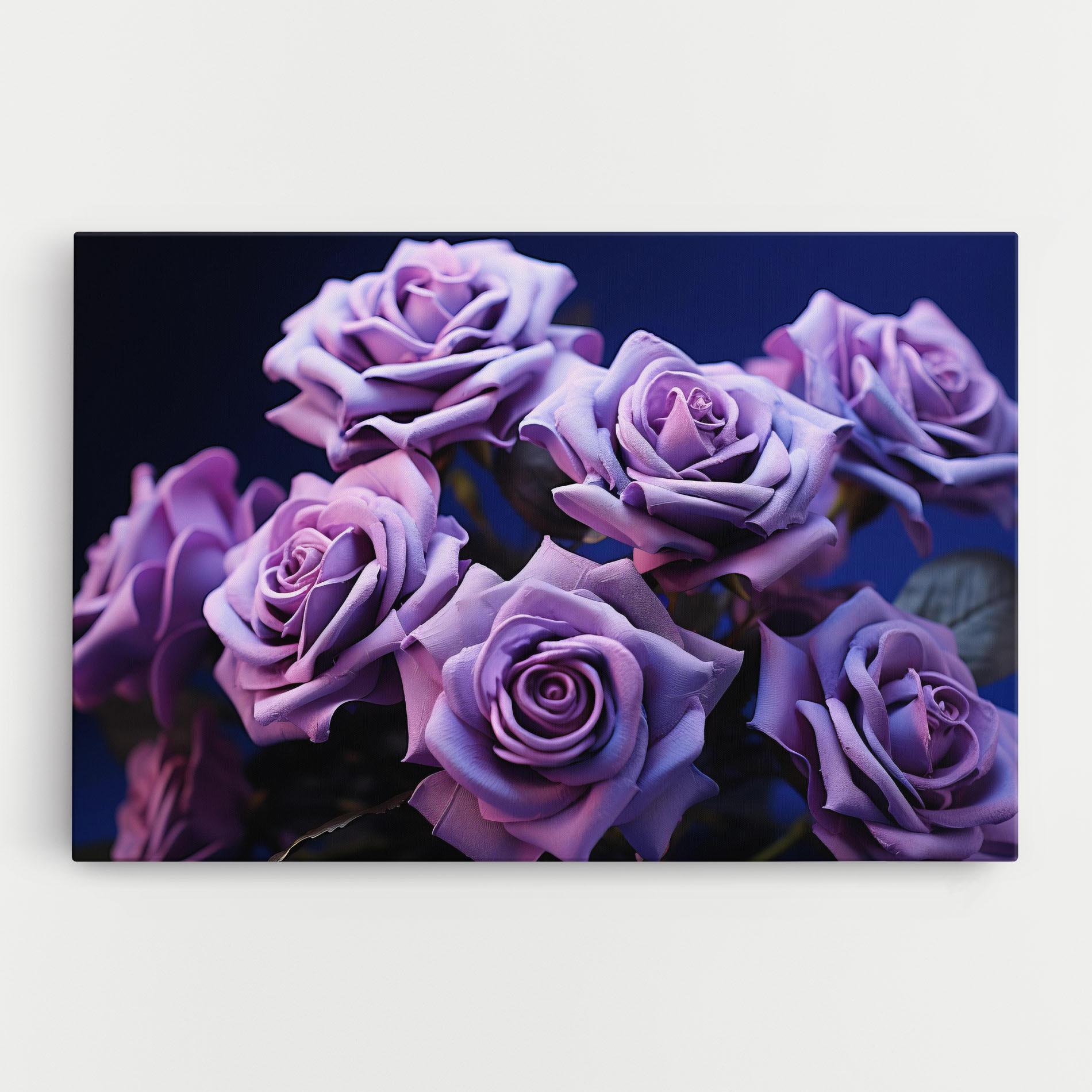 Leinwandbild Pastel Purple Rose mockup 0