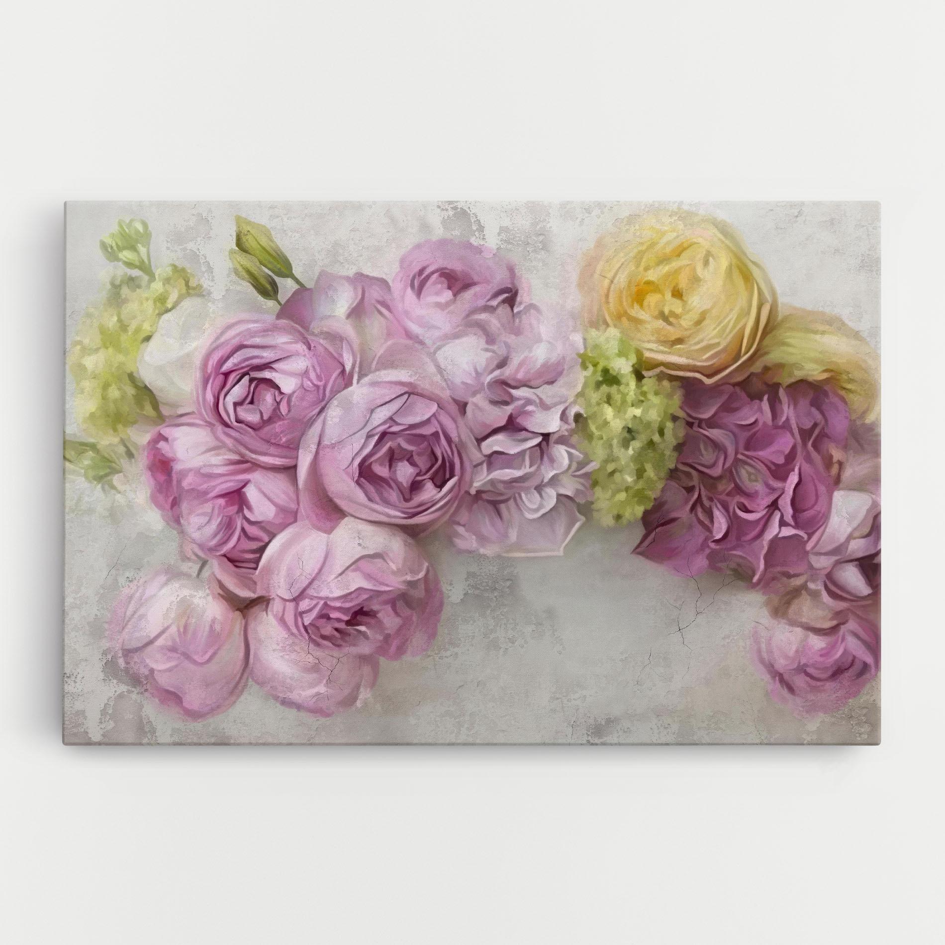 Leinwandbild Trandafiri Colorati mockup 0