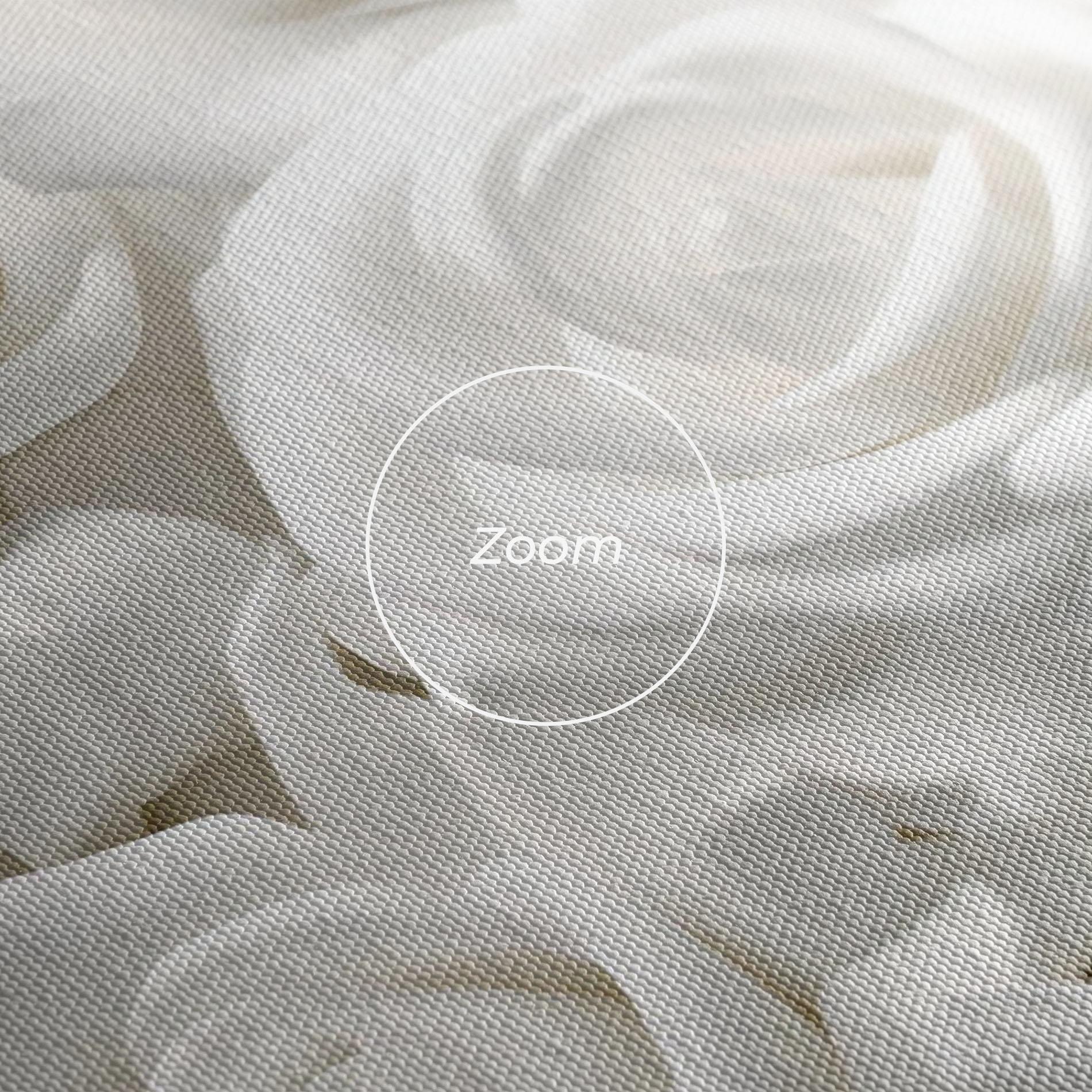 Leinwandbild 3d White Roses mockup 3
