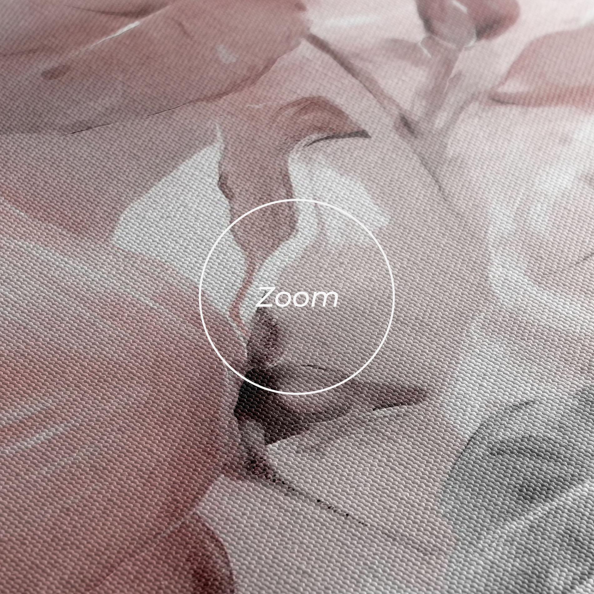 Leinwandbild Abstract Pink Flowers mockup 3