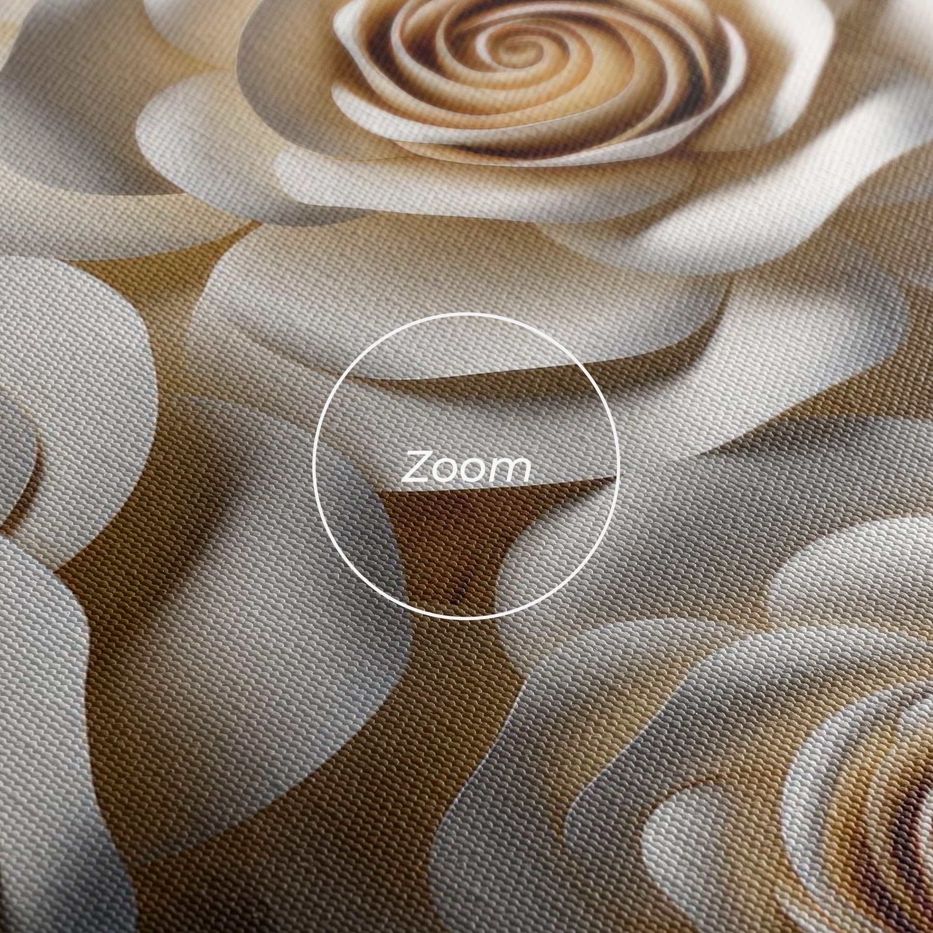 Cream Roses Wall mockup 3