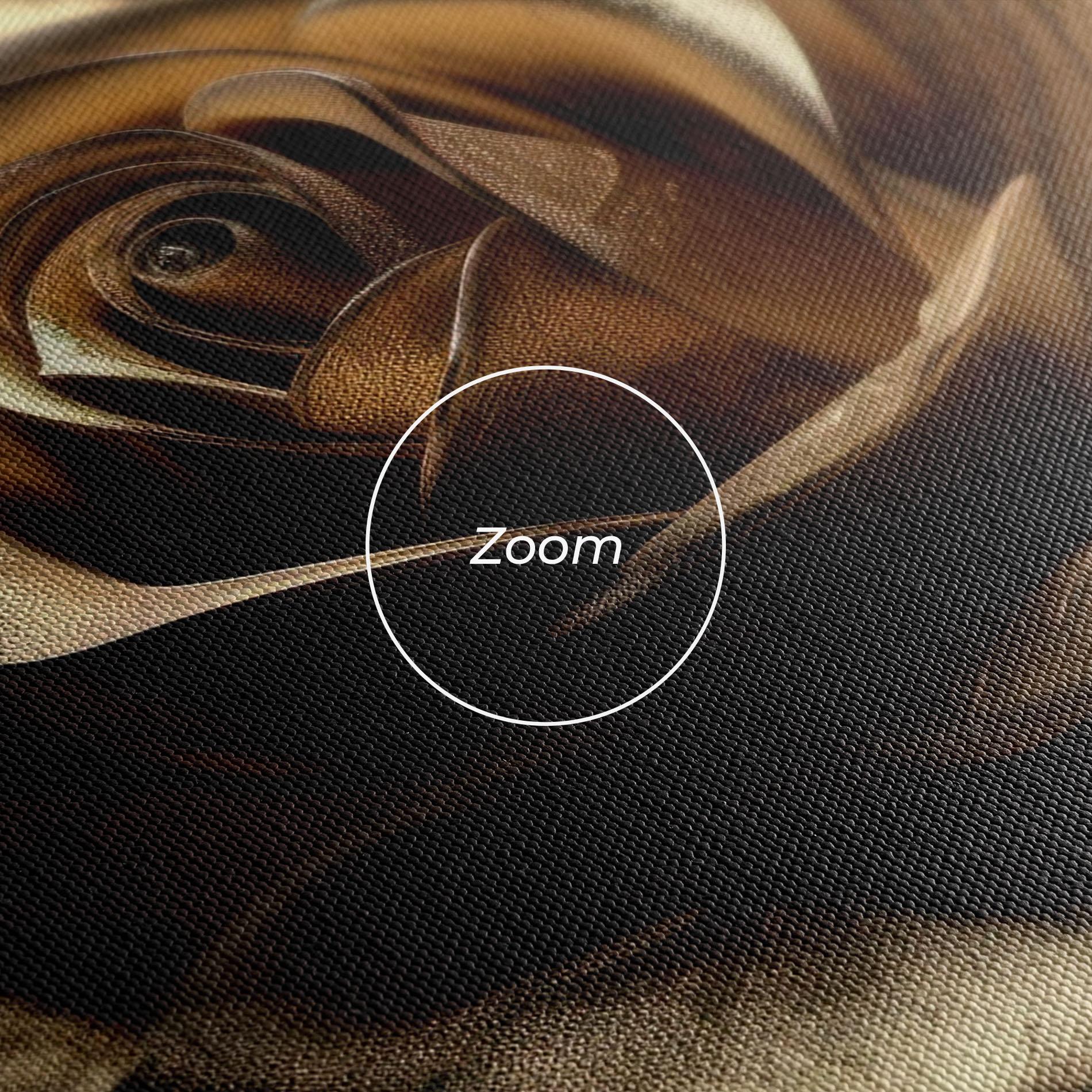 Leinwandbild Gold Rose mockup 3