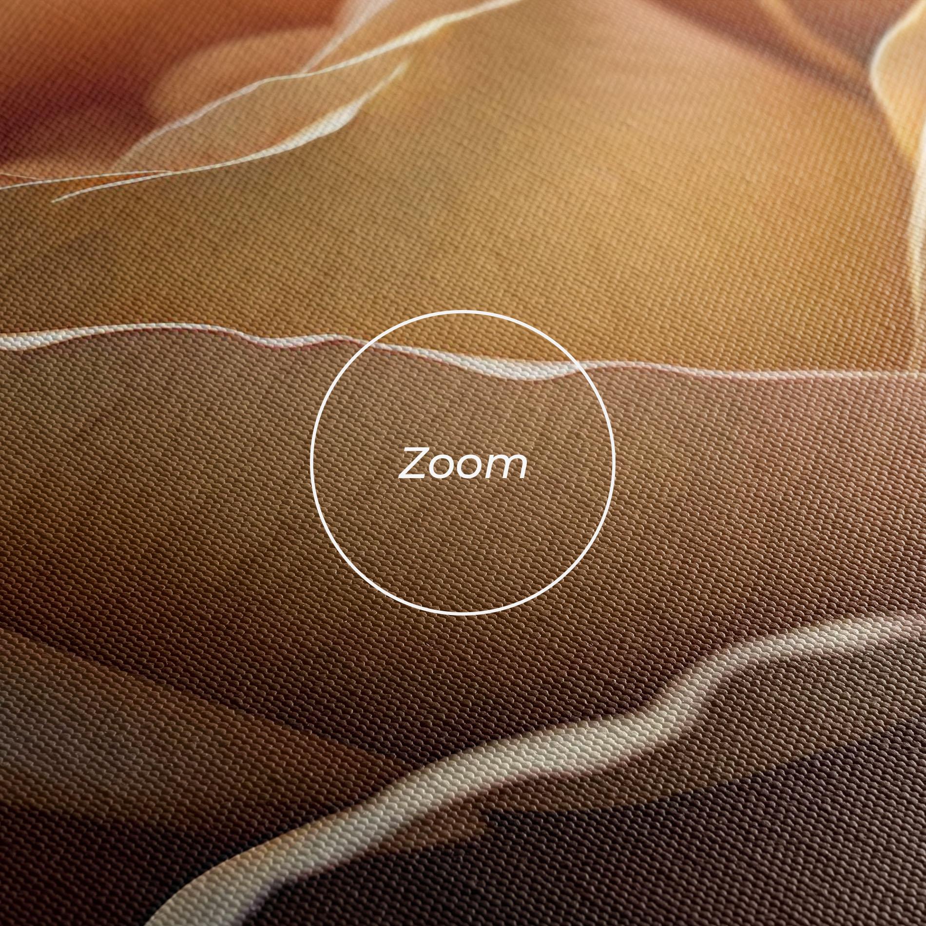 Leinwandbild Light Orange Rose Close Up mockup 3